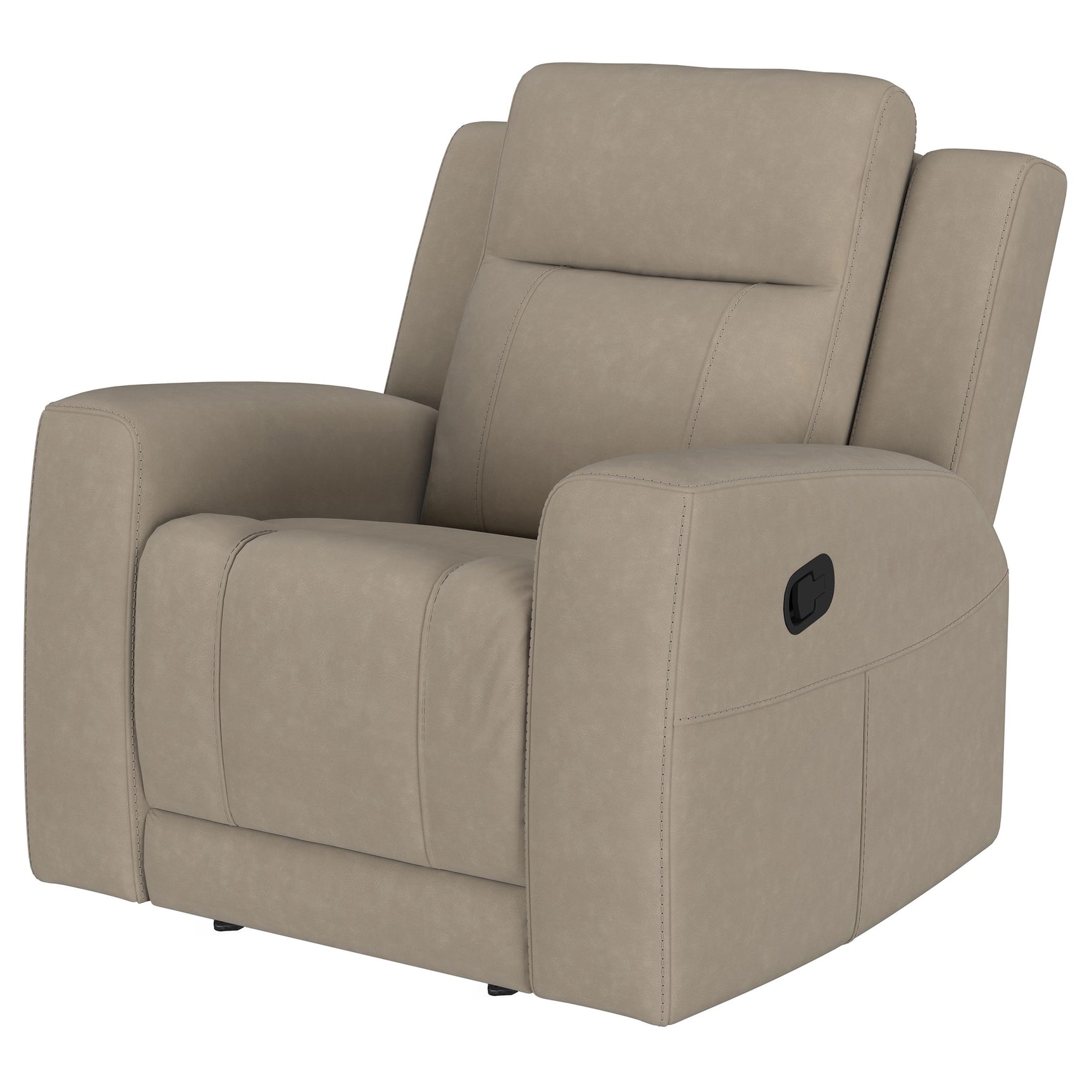 Brentwood Upholstered Recliner Chair Taupe - Tampa Furniture Outlet