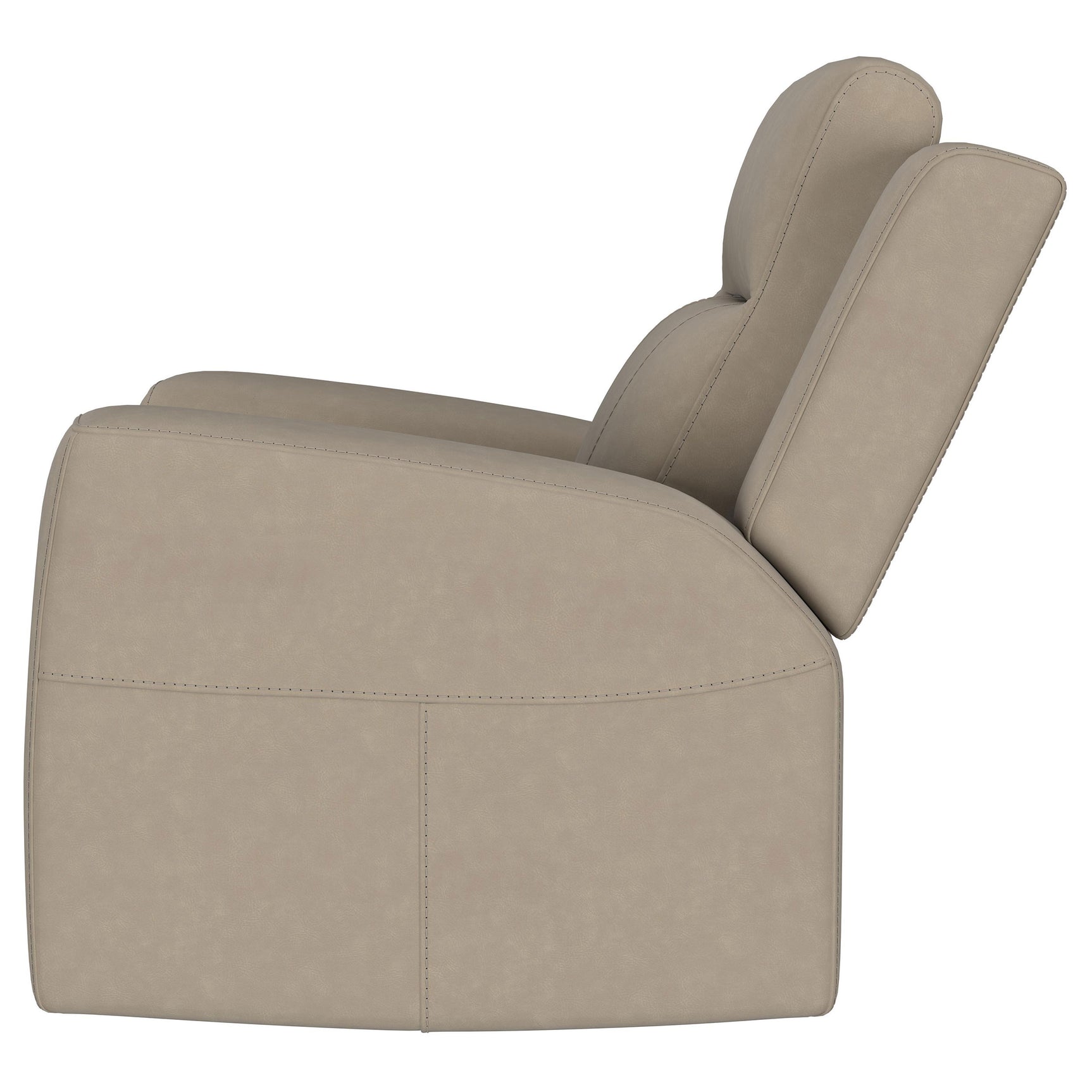 Brentwood Upholstered Recliner Chair Taupe - Tampa Furniture Outlet