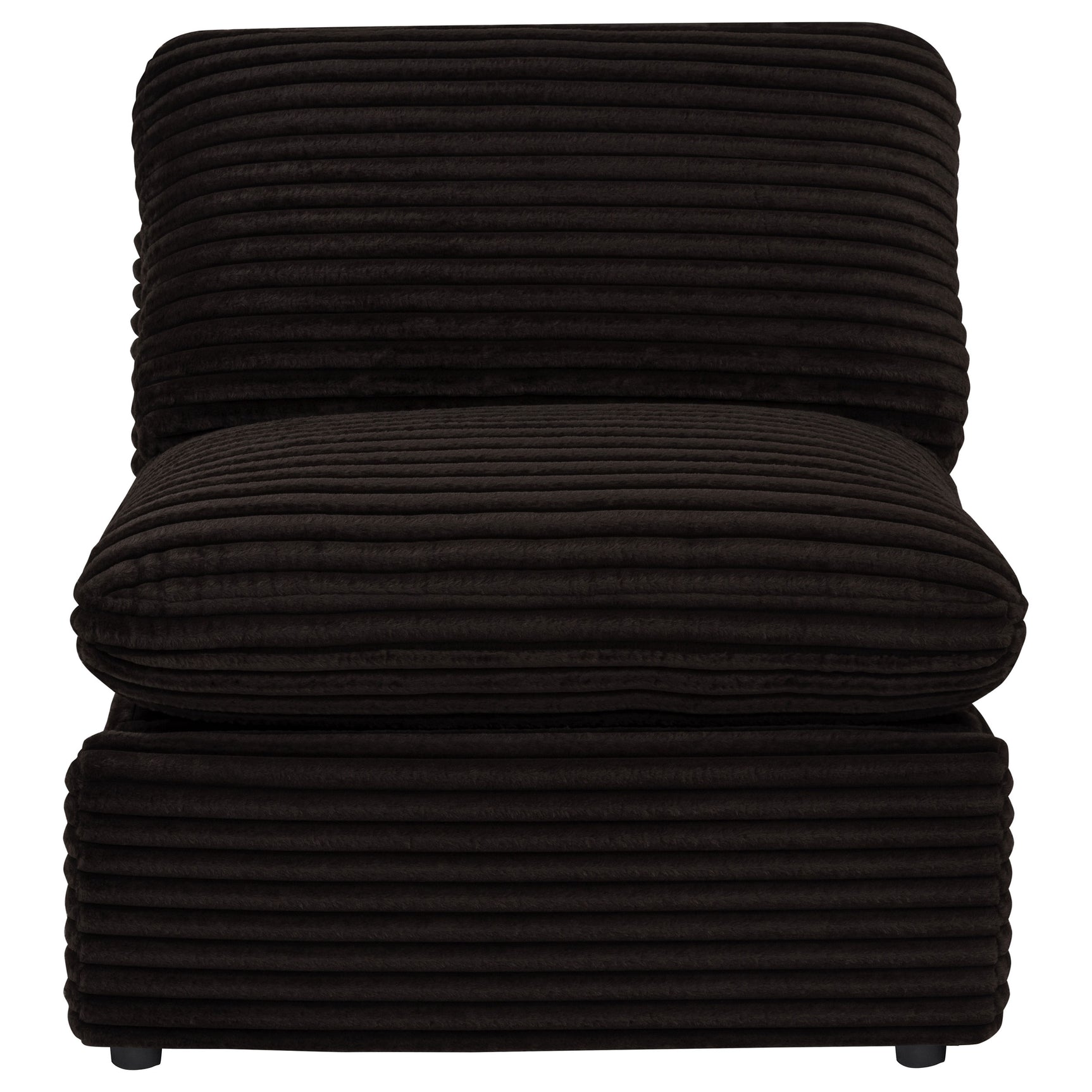 Collins Modular Power Armless Recliner Chocolate Brown