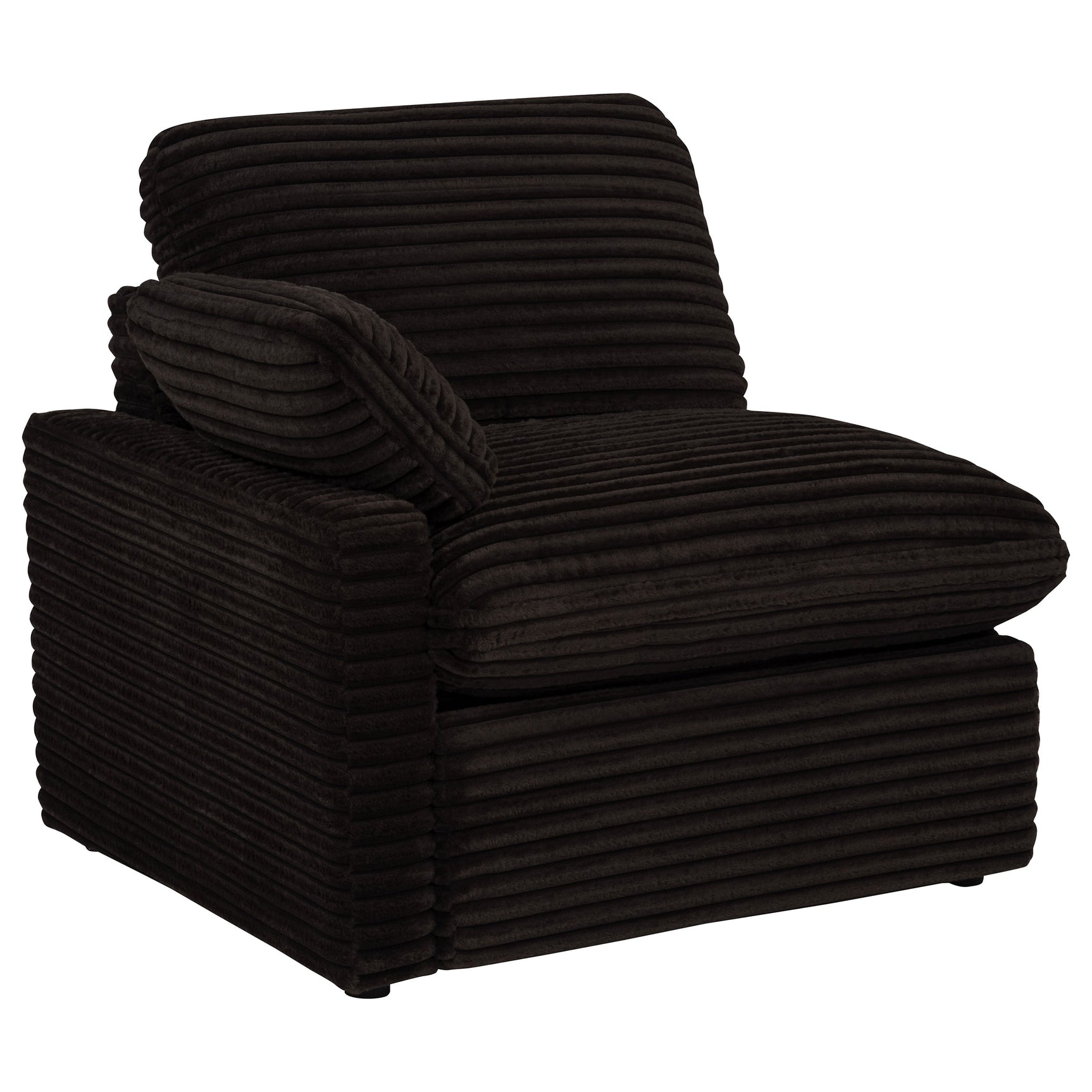 Tampa Furniture Outlet - Coaster - Collins Modular LAF Power Recliner Chocolate Brown - 610350LRP