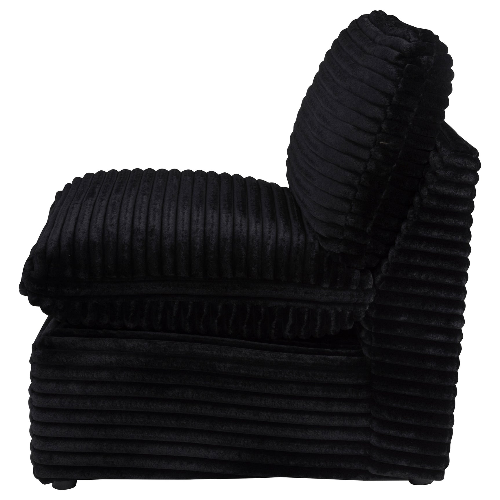 Collins Modular Armless Chair Black