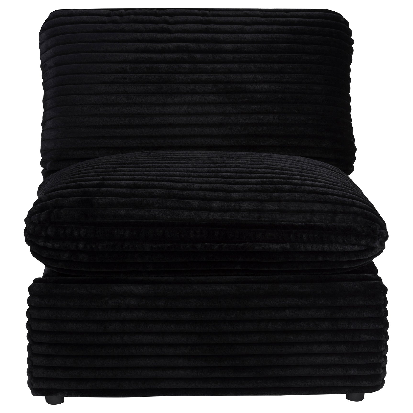 Collins Modular Power Armless Recliner Black