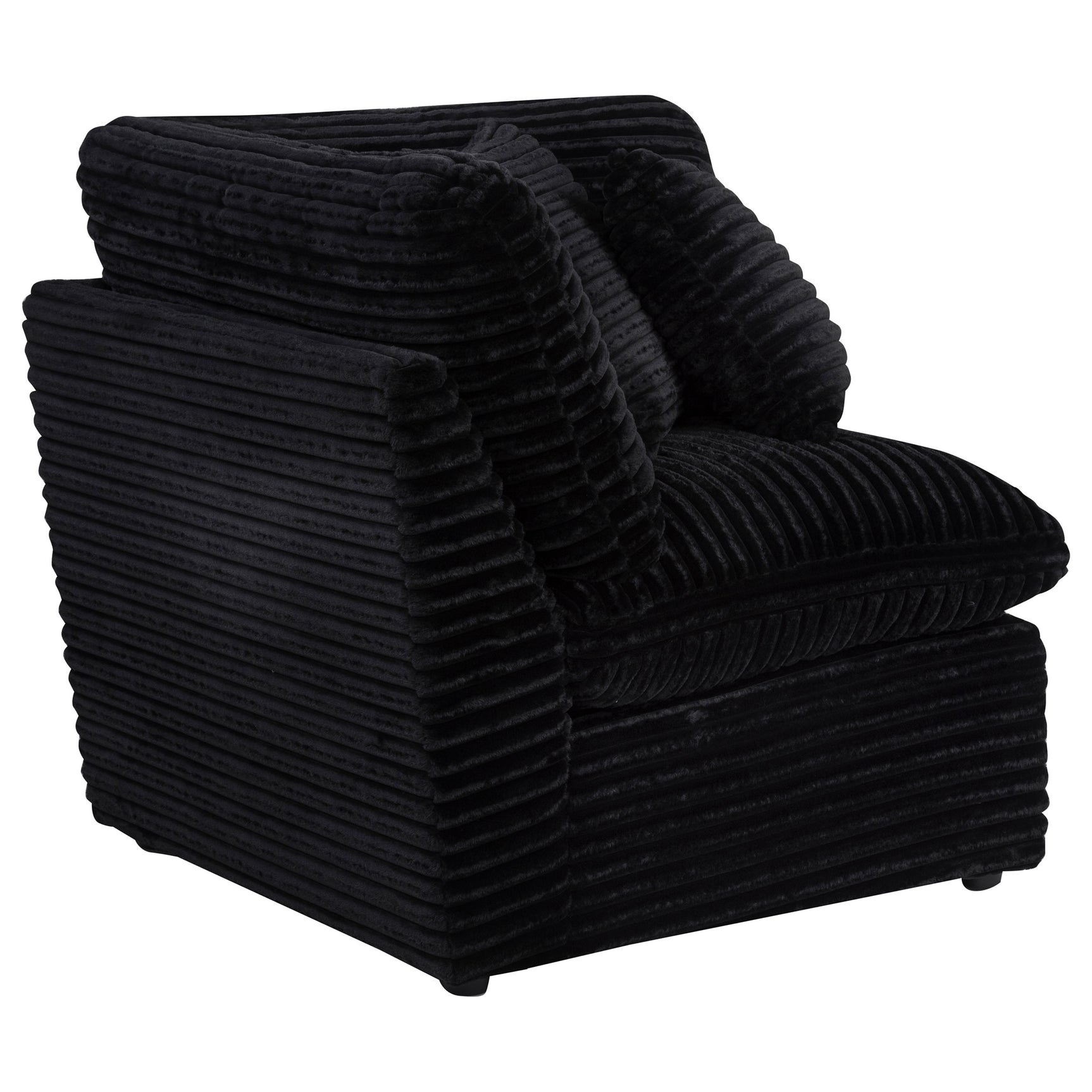 Tampa Furniture Outlet - Coaster - Collins Modular Corner Chair Black - 610360CRN