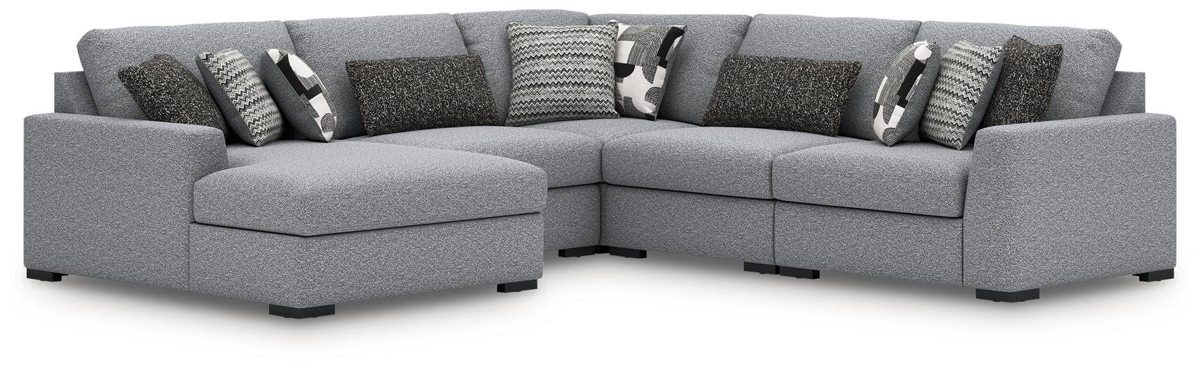 Tampa Furniture Outlet - Ashley Furniture - Bealton Sectional - RAF 2-Piece Sectional / Salt and Pepper - 61305S1