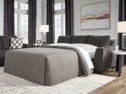 Tampa Furniture Outlet - Ashley Furniture - Loreo Living Room - Queen Sofa Sleeper / Ebony - 6310139