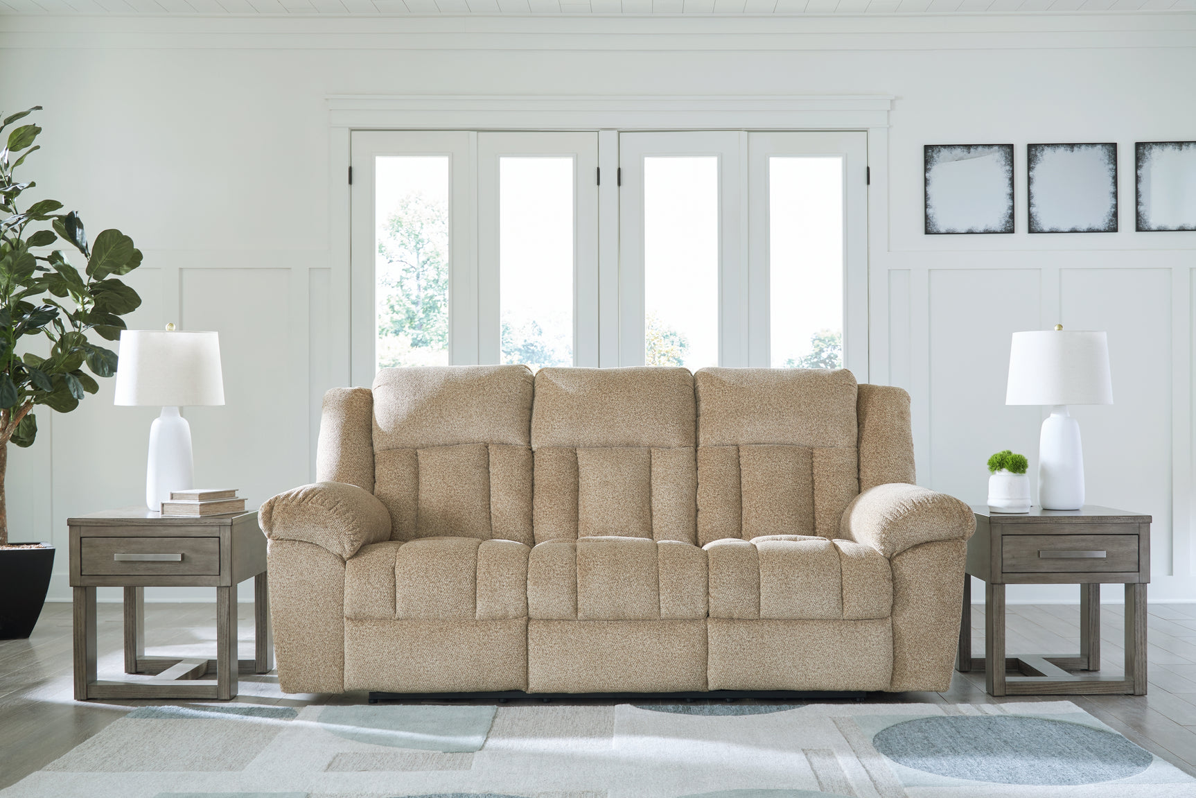 Tampa Furniture Outlet - Ashley Furniture - Tip-Off Living Room - PWR Recliner/ADJ Headrest / Slate - 6930482