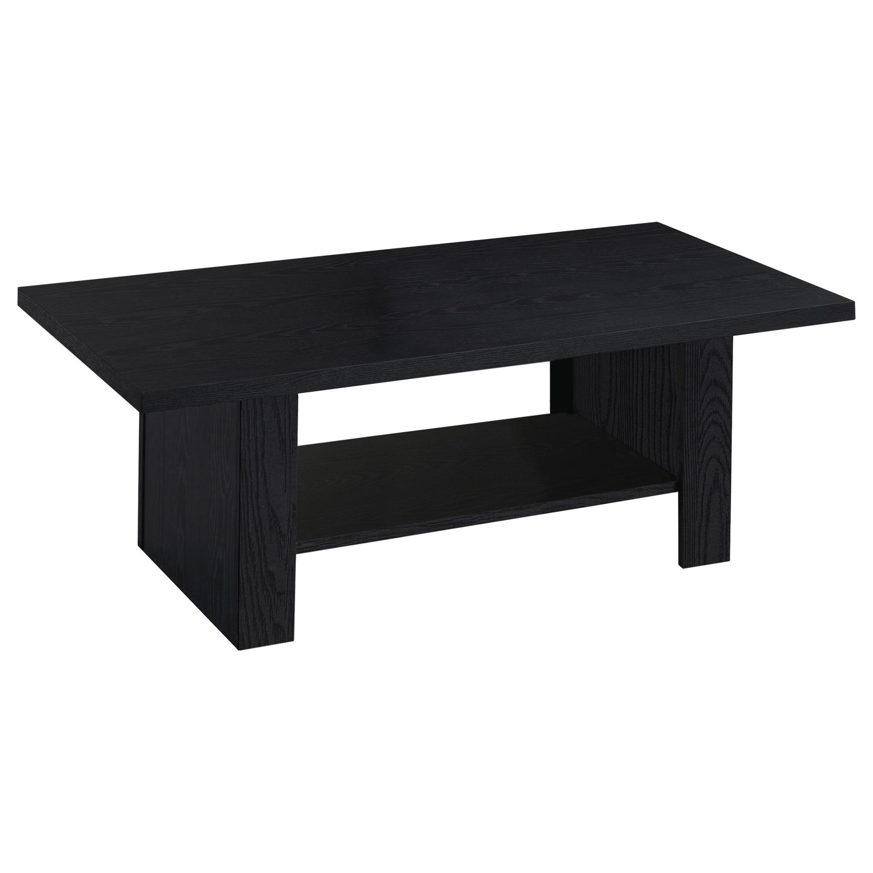 Rodez 3-piece Engineered Wood Coffee Table Set Black - Tampa Furniture Outlet