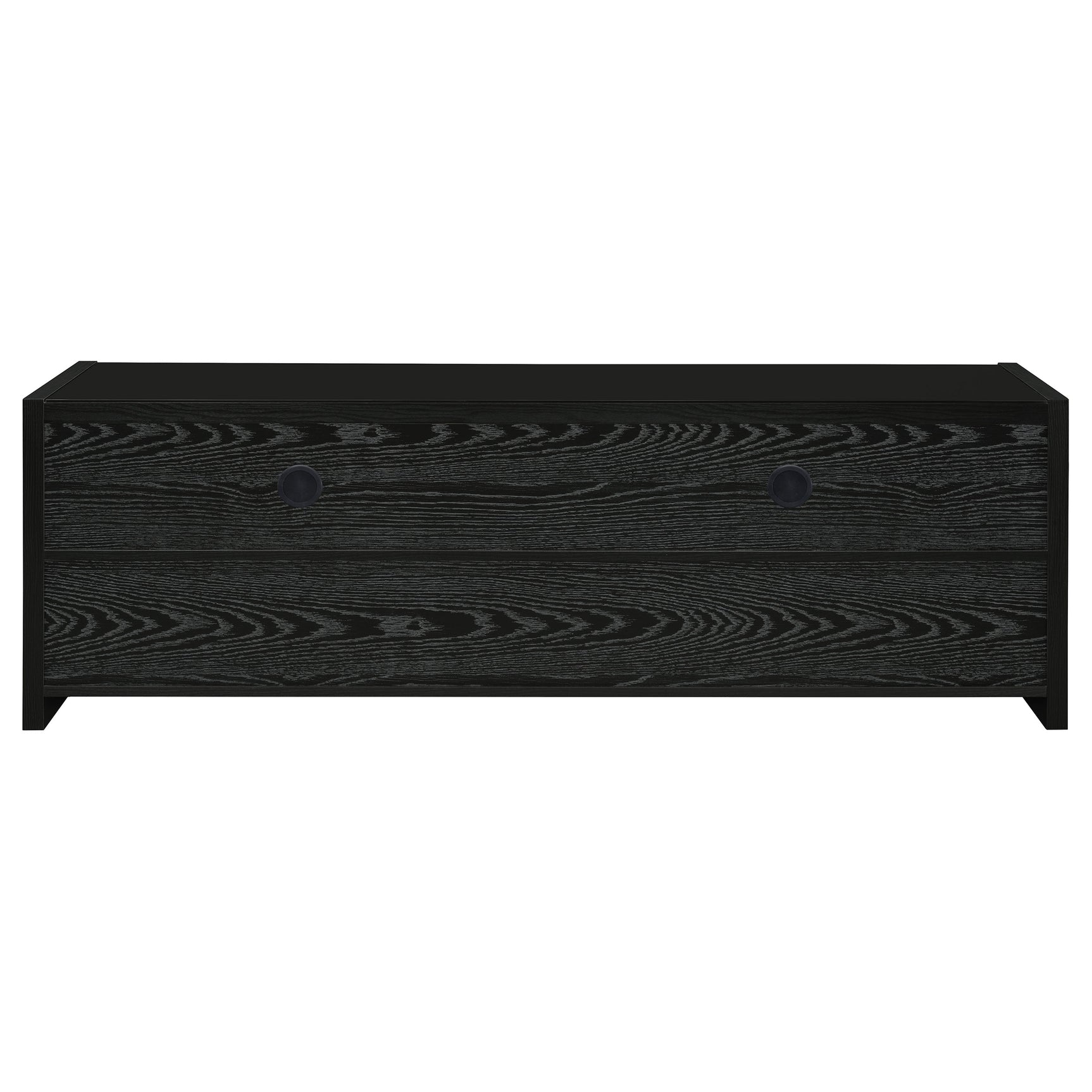 Alton 3-drawer Engineered Wood 61-inch TV Stand Black Oak - Tampa Furniture Outlet