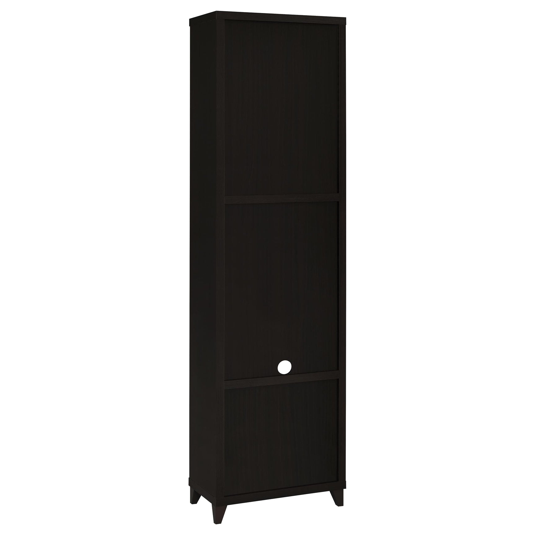 Lewes 4-shelf Engineered Wood Media Tower Cappuccino - Tampa Furniture Outlet