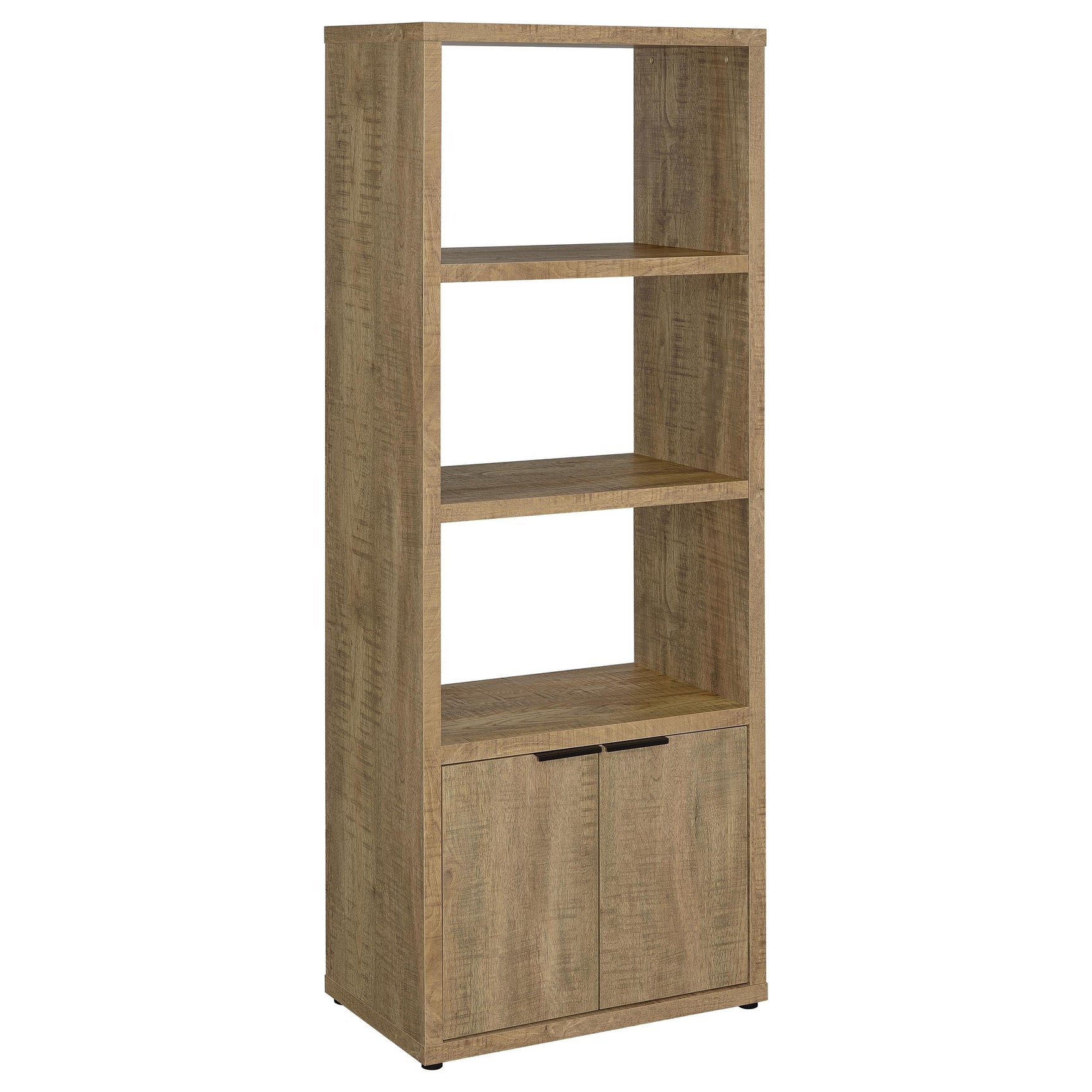 Tampa Furniture Outlet - Coaster - Tabby 3-shelf Engineered Wood Media Tower Mango - 701703