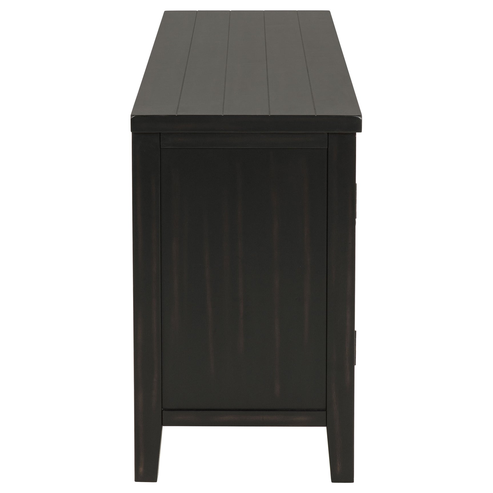 Concord 2-door 60-inch TV Stand Console Distressed Java - Tampa Furniture Outlet