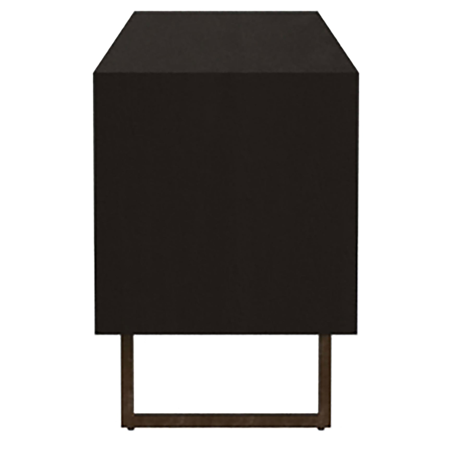 Marsden 2-door Mango Wood 70-inch TV Stand Charcoal Black - Tampa Furniture Outlet