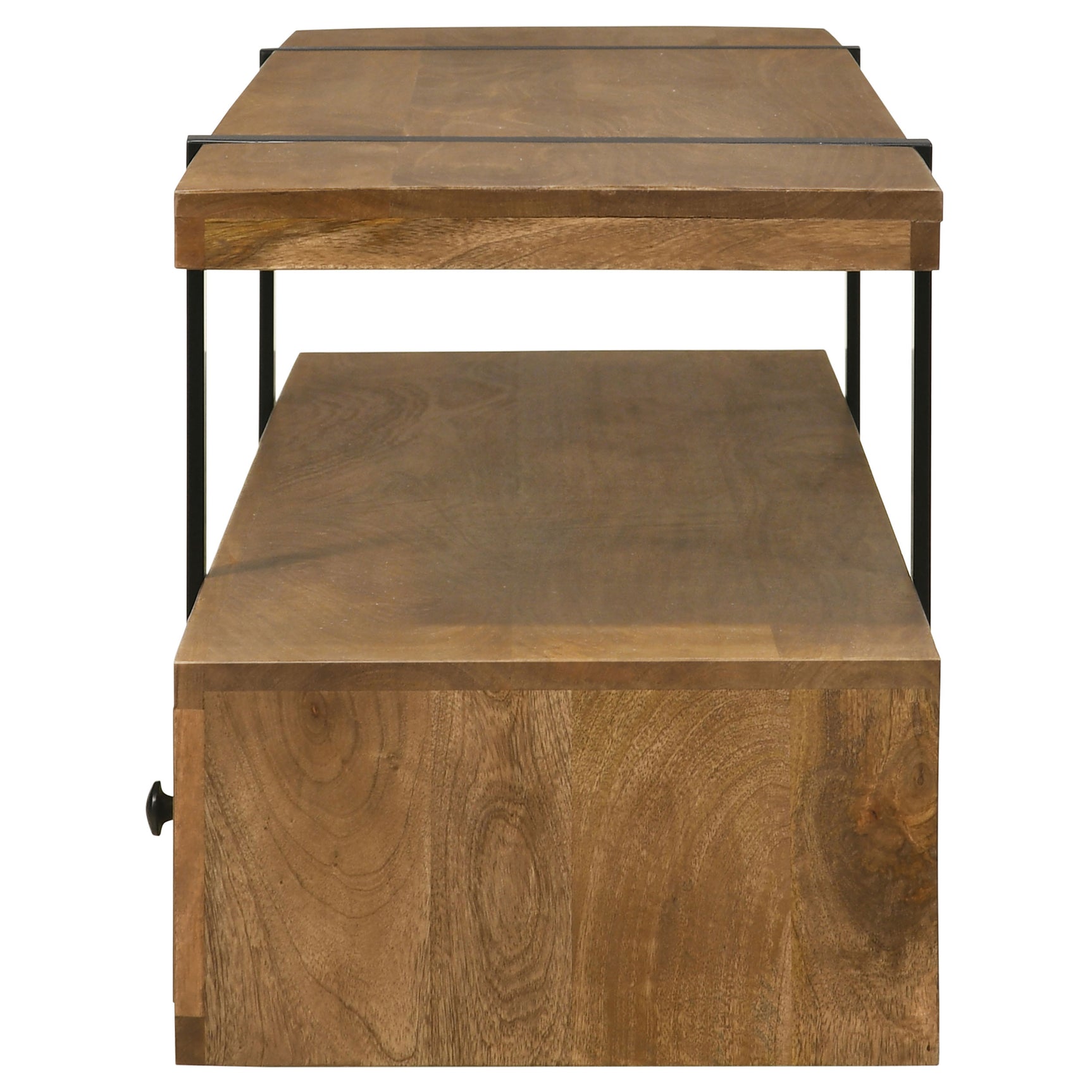 Otto 5-drawer Mango Wood 70-inch TV Stand Media Console Brown - Tampa Furniture Outlet