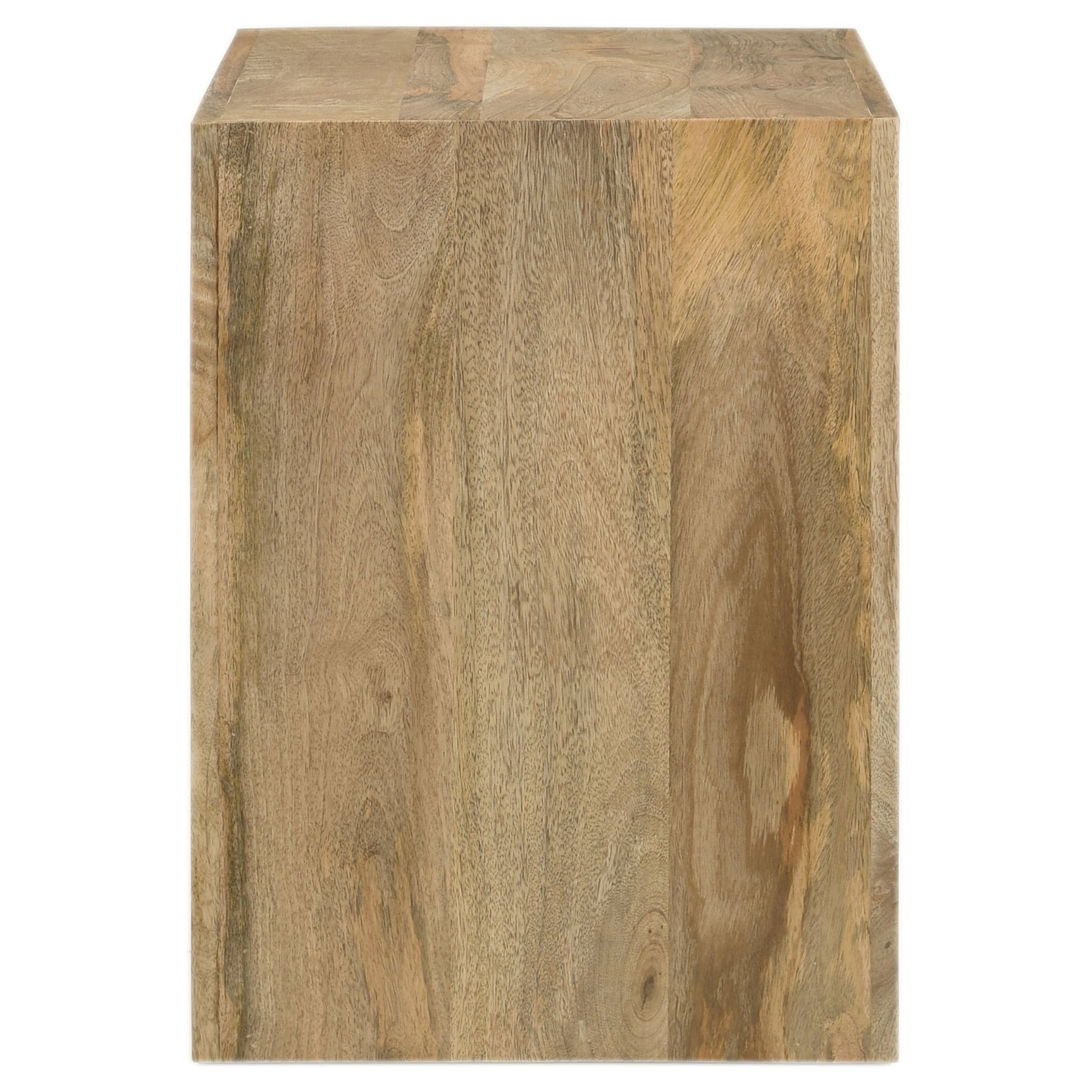 Benton Rectangular Solid Wood End Table Natural - Tampa Furniture Outlet