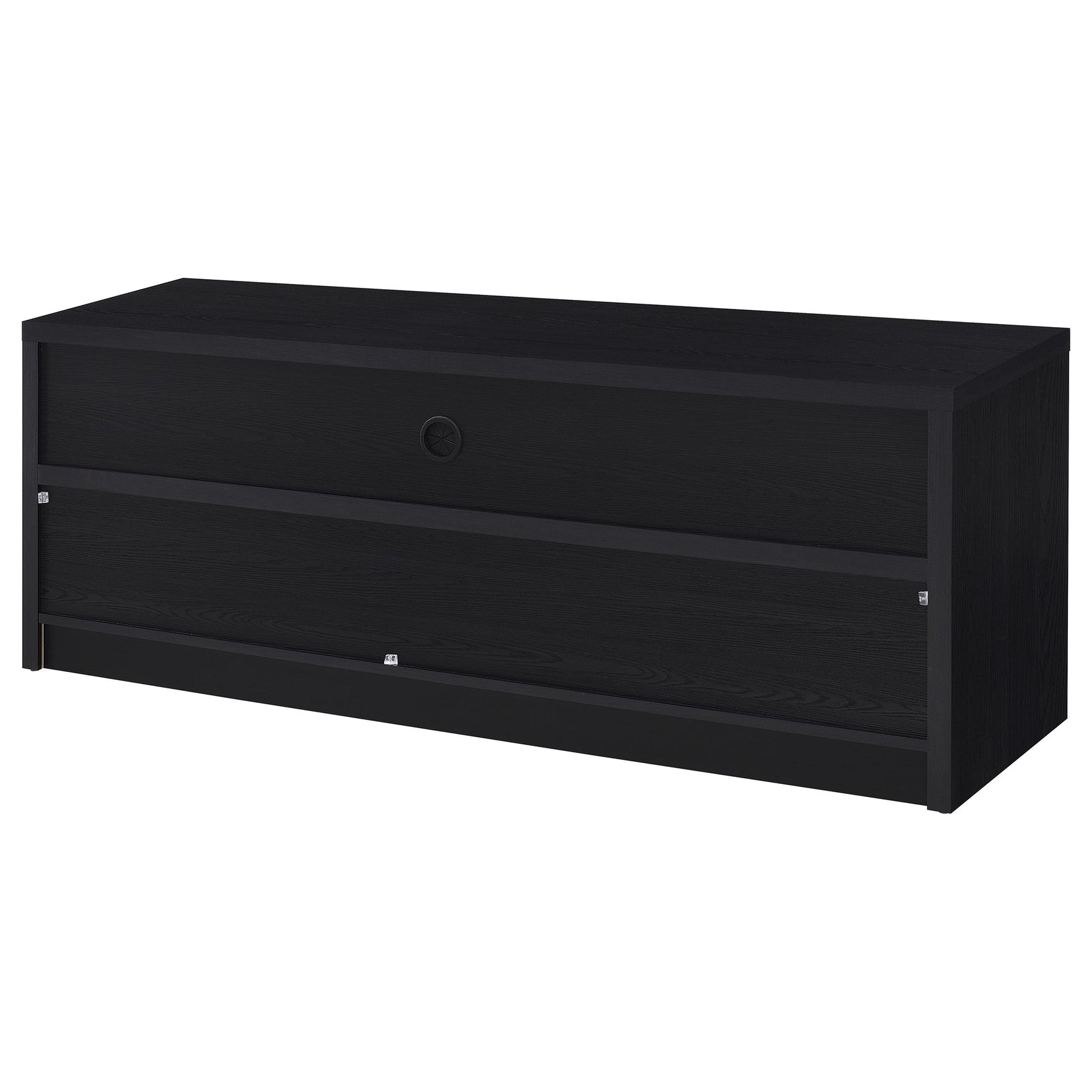 Rutland 59-inch 3-drawer TV Stand Media Console Black - Tampa Furniture Outlet