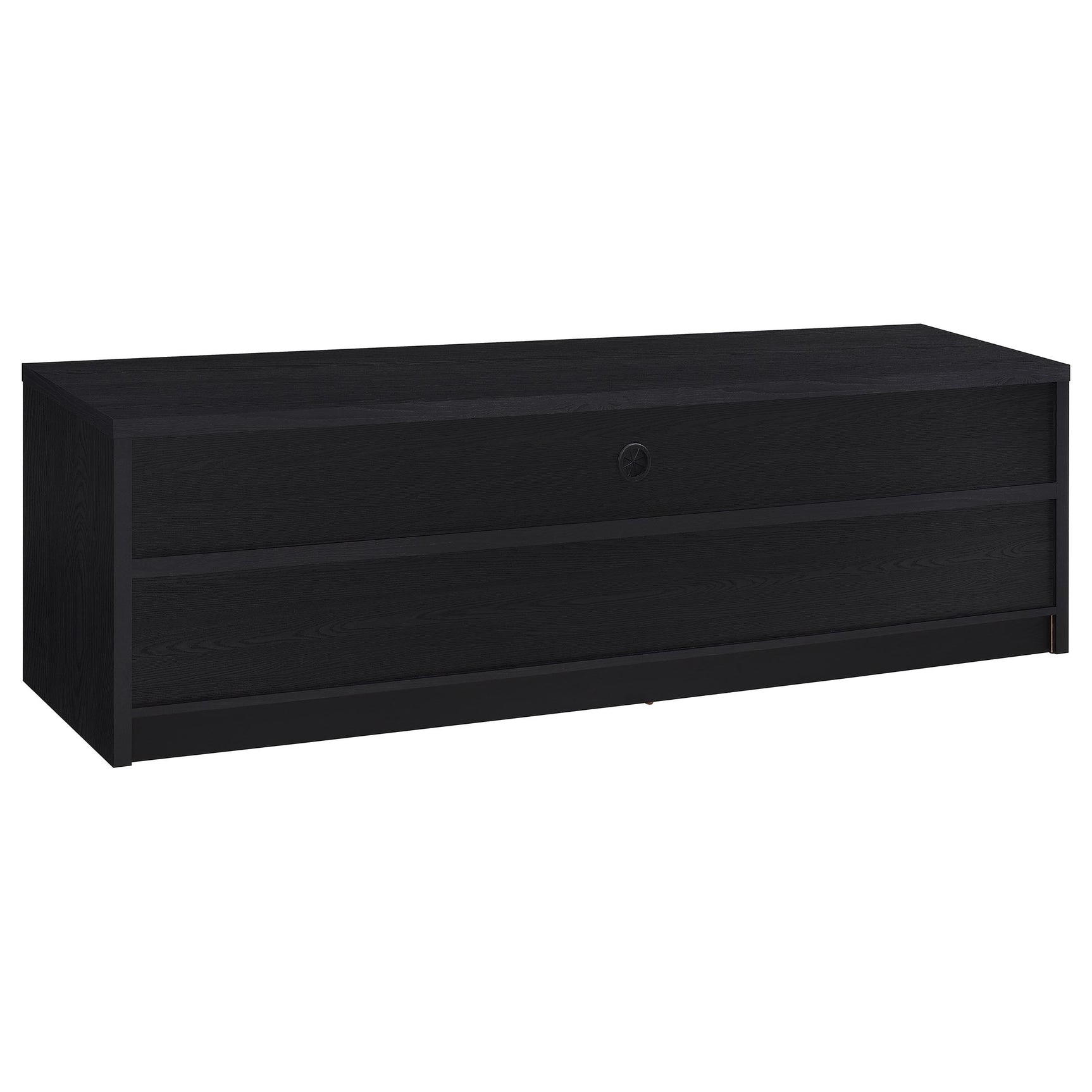 Rutland 78-inch 3-drawer TV Stand Media Console Black - Tampa Furniture Outlet