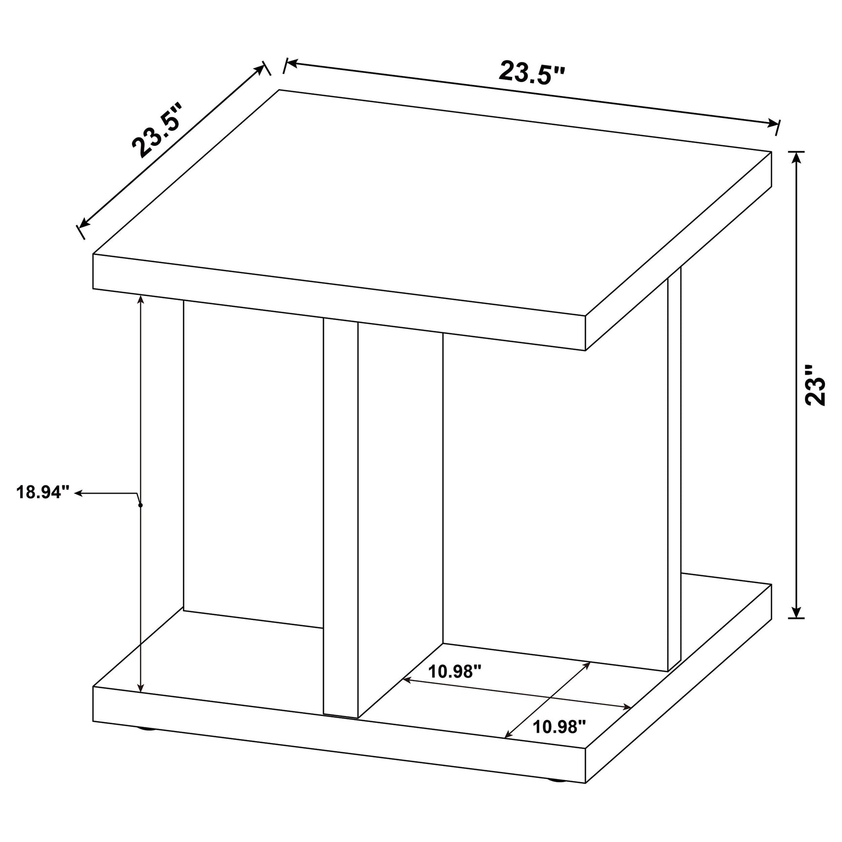 Cortona 3-piece Coffee and End Table Set Mango - Tampa Furniture Outlet