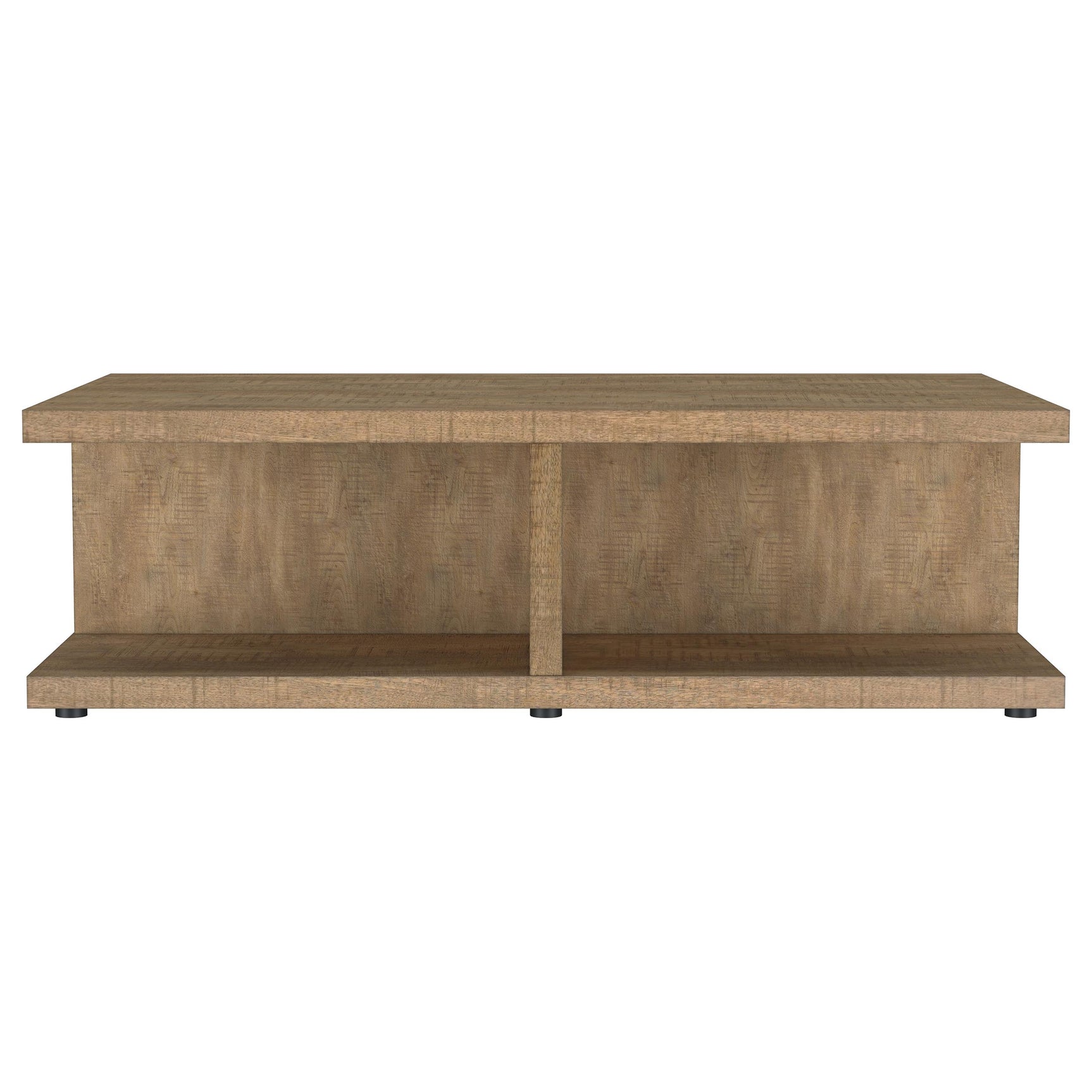Cortona Square Engineered Wood Cocktail Coffee Table Mango - Tampa Furniture Outlet
