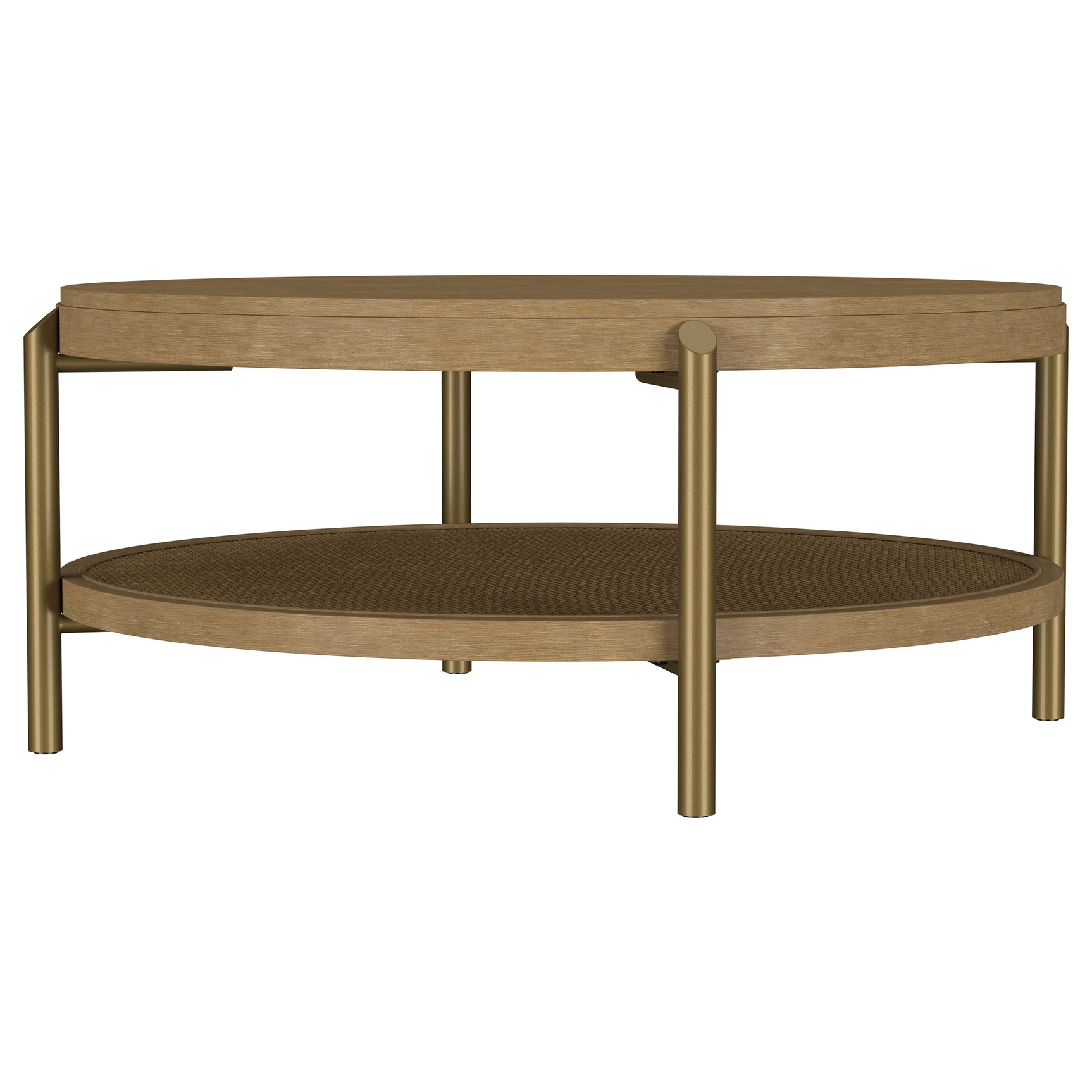 Arini 2-piece Round Coffee and End Table Set Sand Wash
