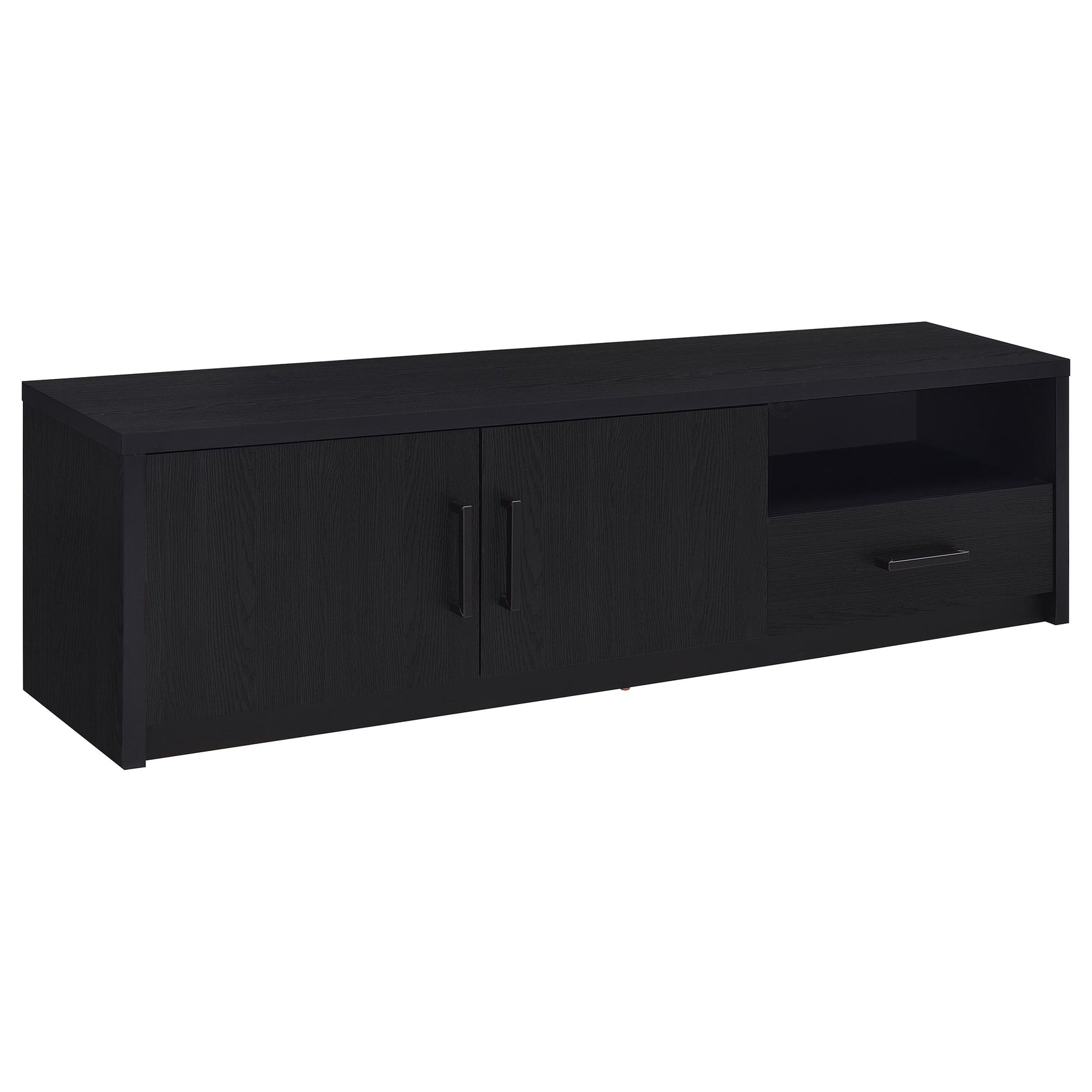 Tampa Furniture Outlet - Coaster - Murray 70-inch 2-door TV Stand Media Console Black - 706213