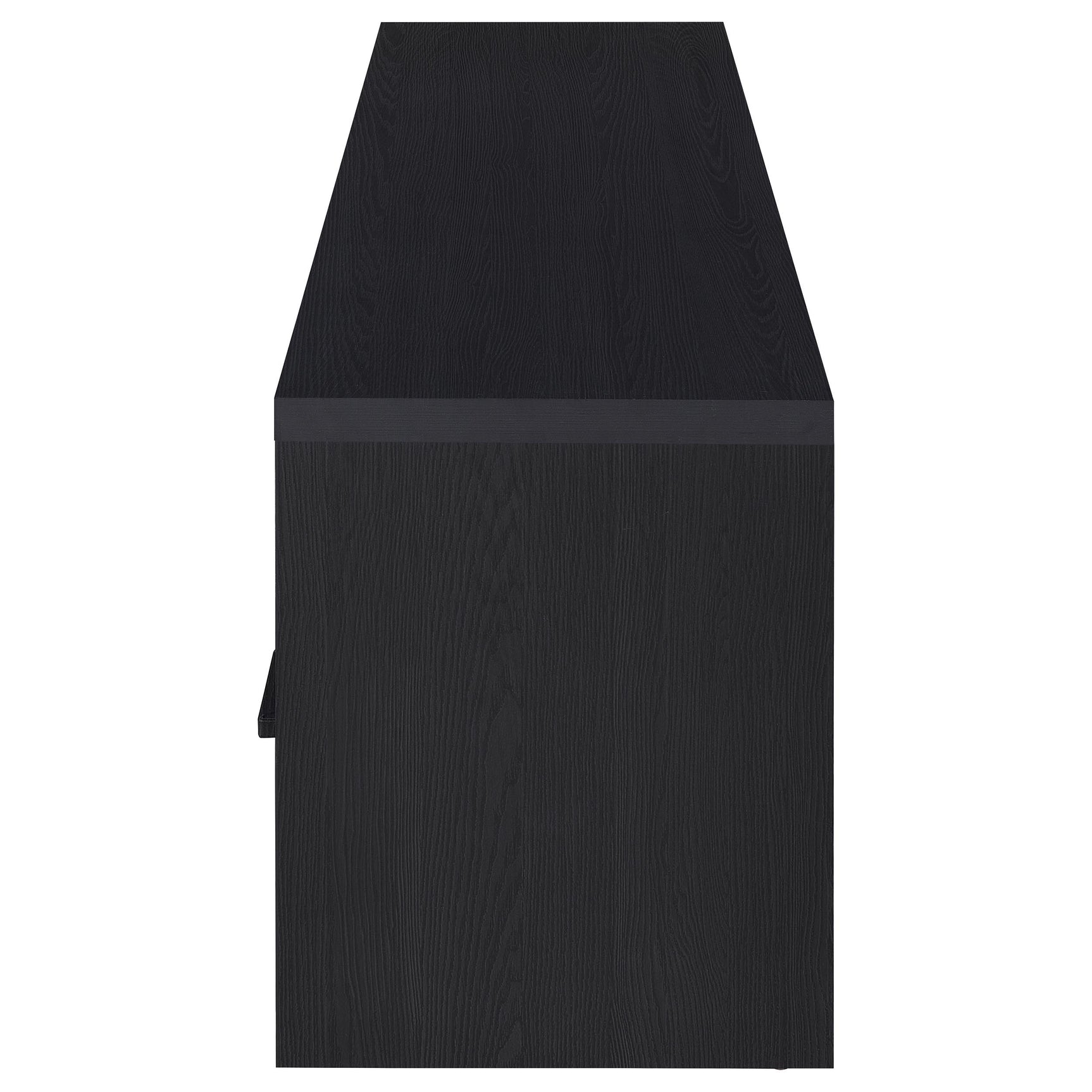Murray 70-inch 2-door TV Stand Media Console Black - Tampa Furniture Outlet