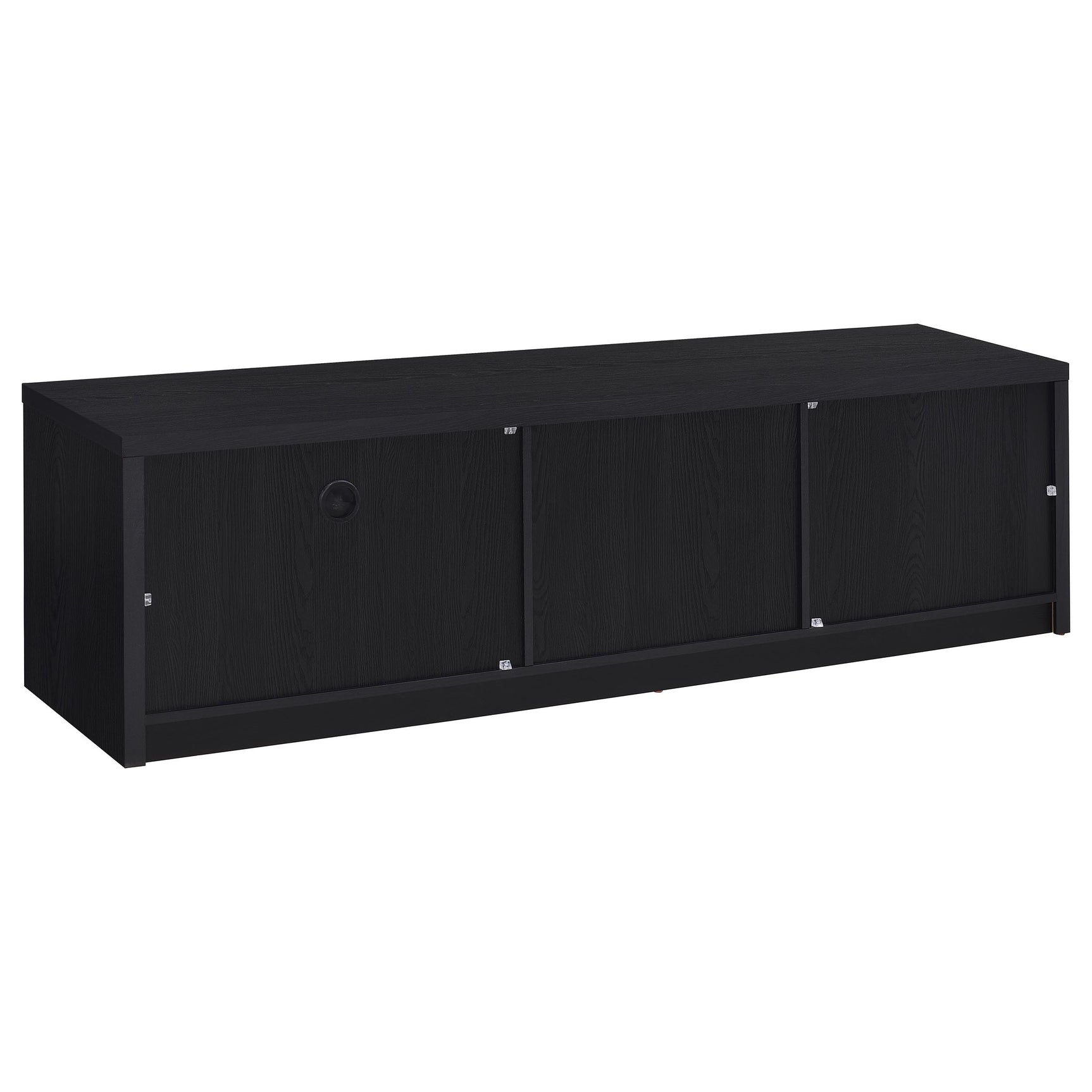 Murray 70-inch 2-door TV Stand Media Console Black - Tampa Furniture Outlet