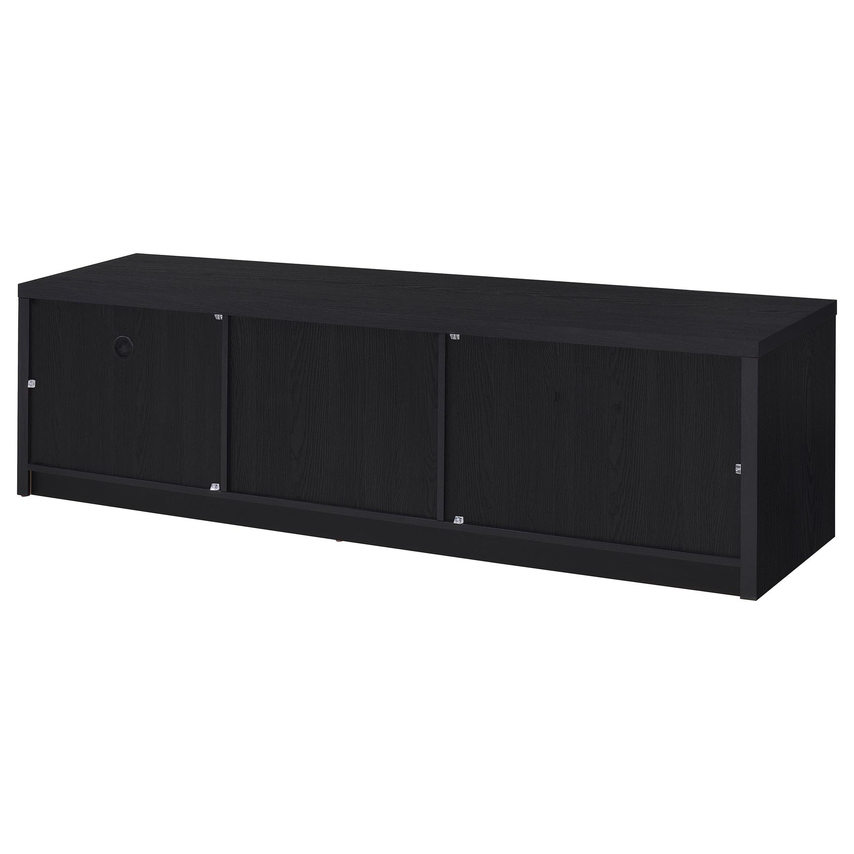 Murray 70-inch 2-door TV Stand Media Console Black - Tampa Furniture Outlet