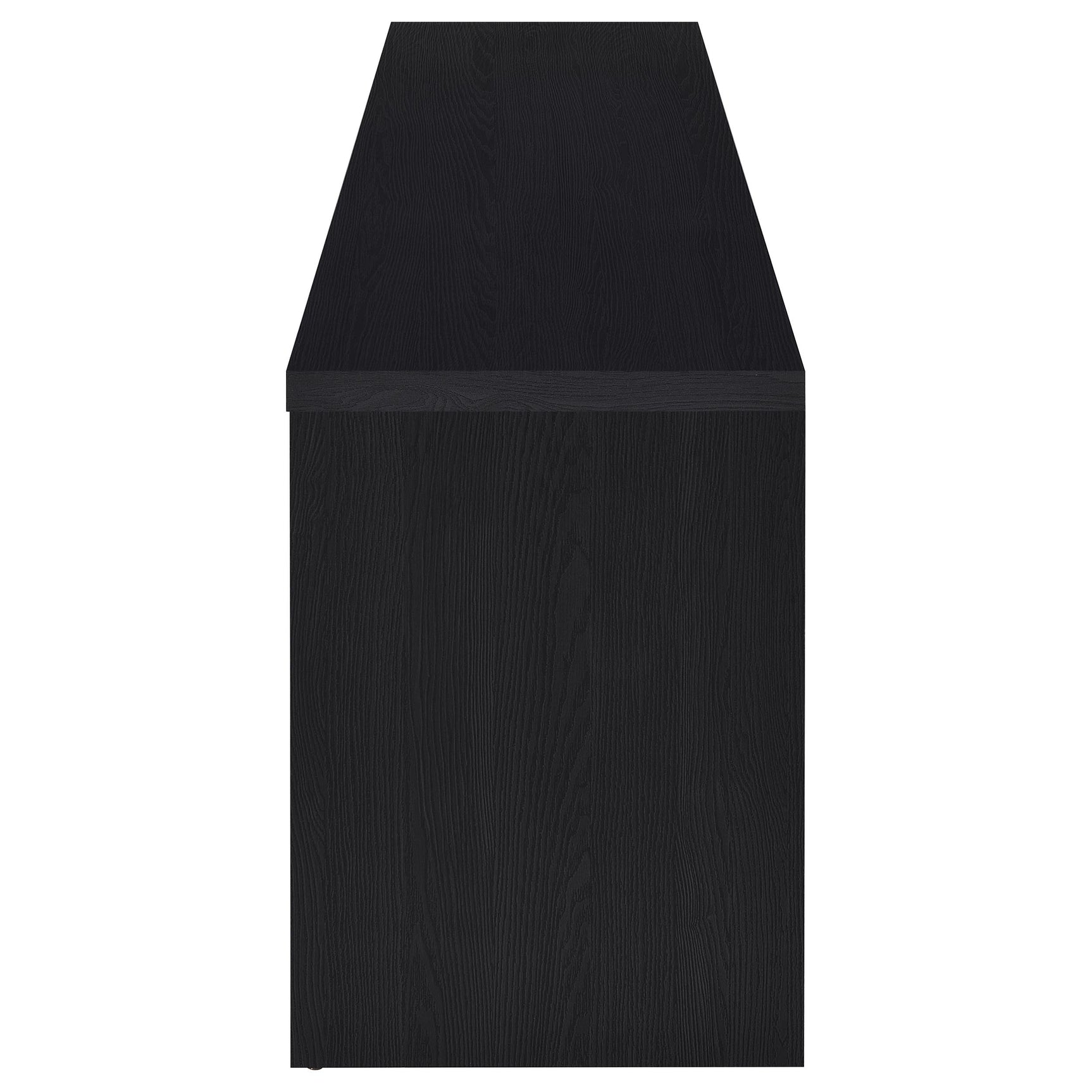 Winfield 60-inch 2-door TV Stand Media Console Black - Tampa Furniture Outlet