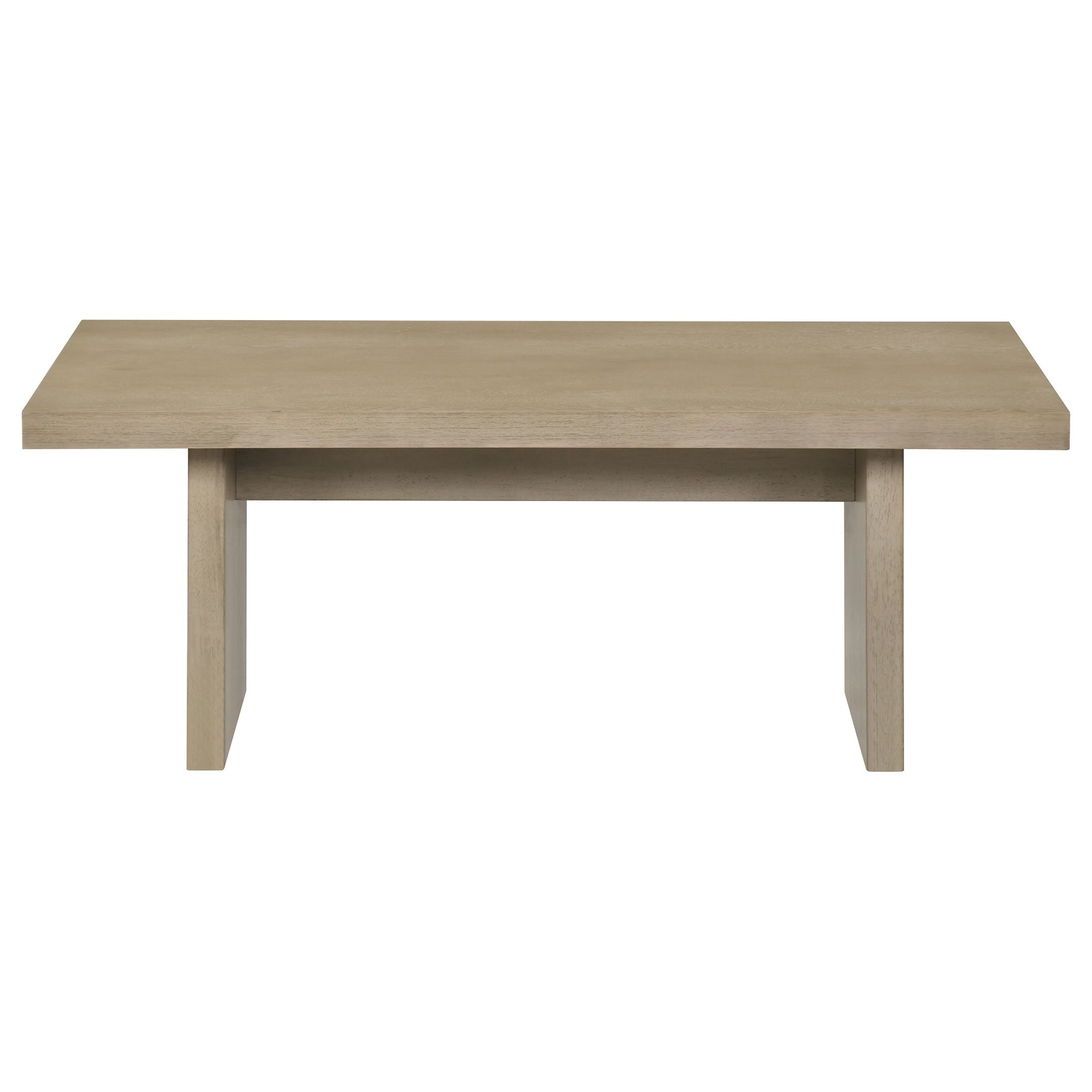 Decker 2-piece Coffee and End Table Set Natural Oak