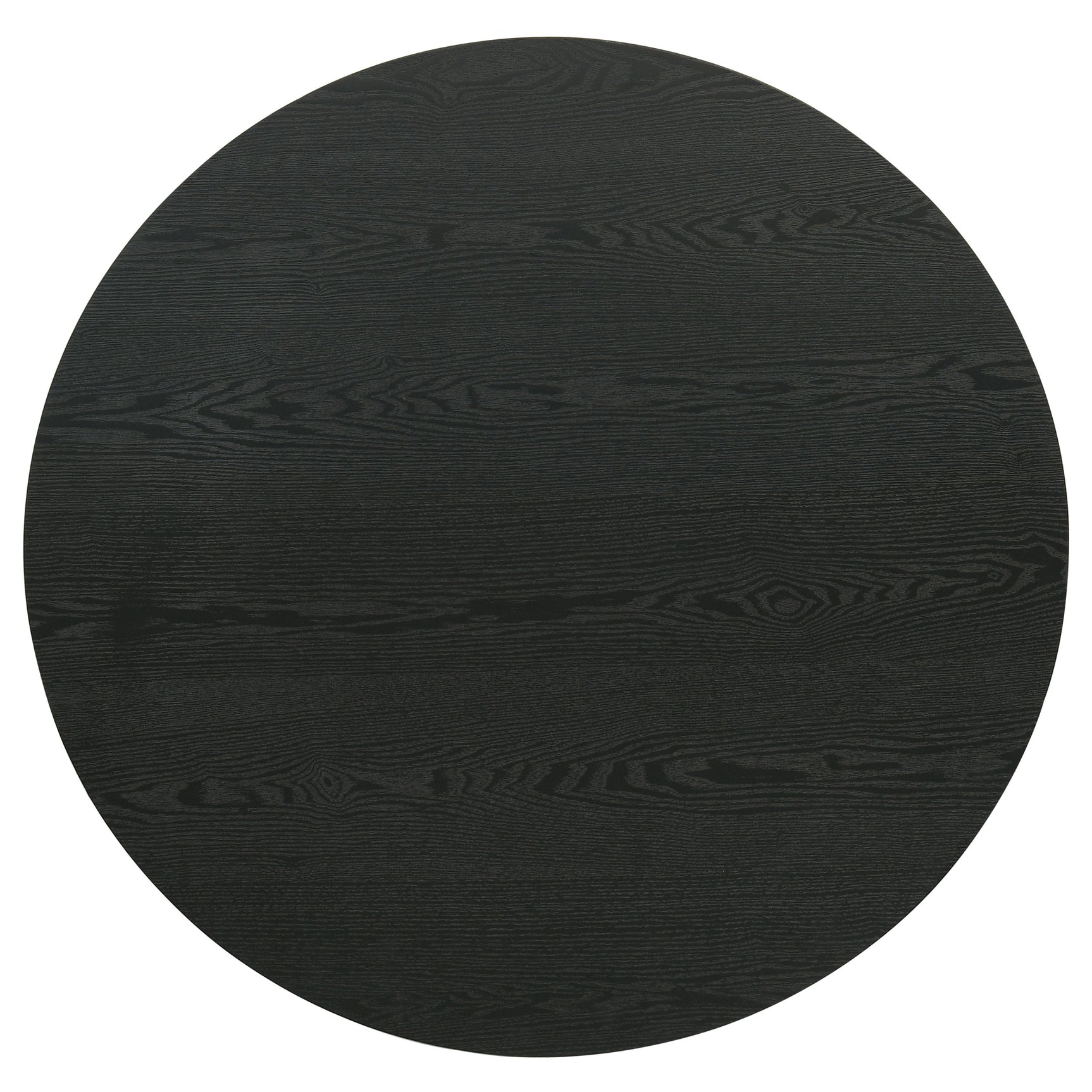 Hamlyn 3-piece Round Fluted Coffee and End Table Set Black
