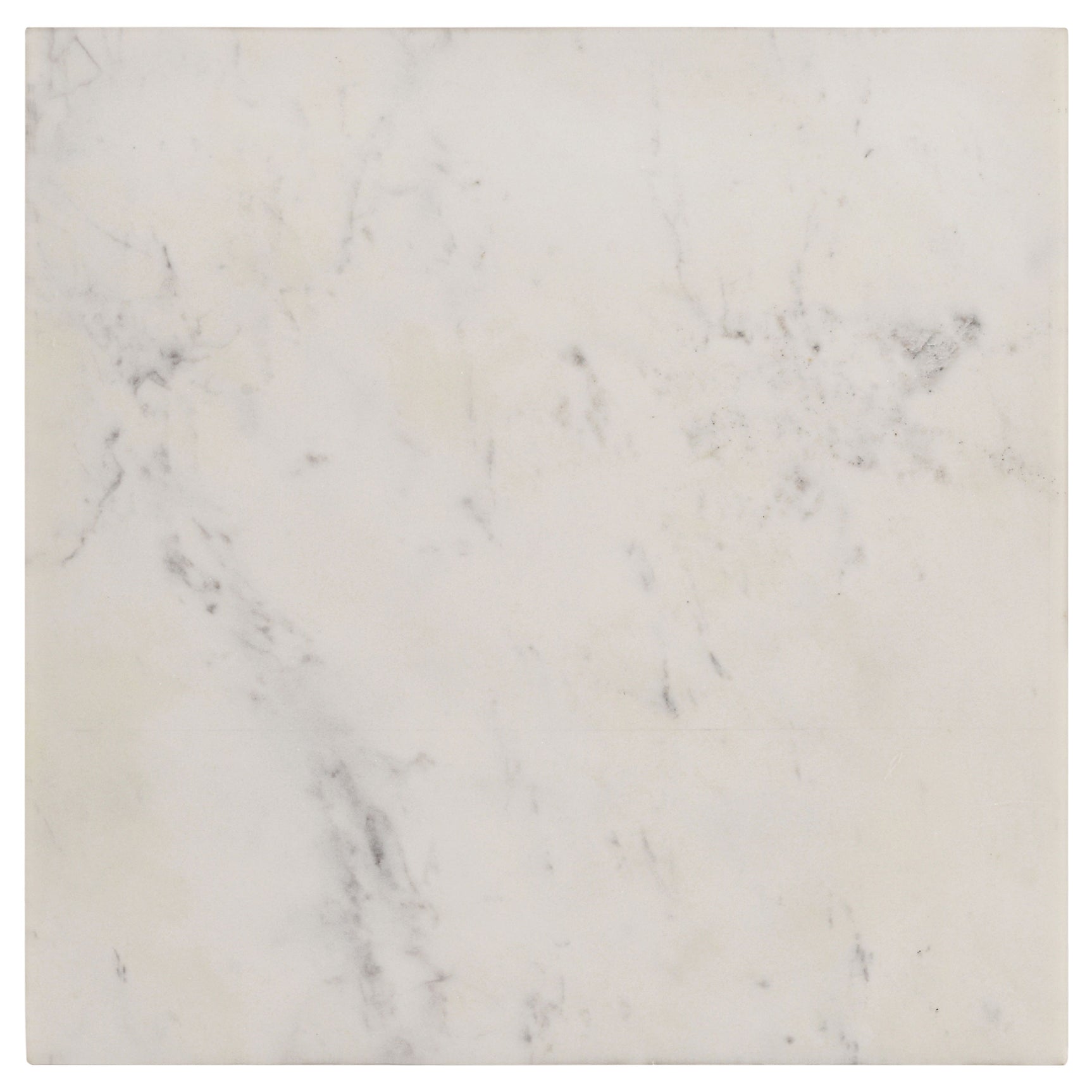 Tobin Square Marble Top End Table White and Black - Tampa Furniture Outlet