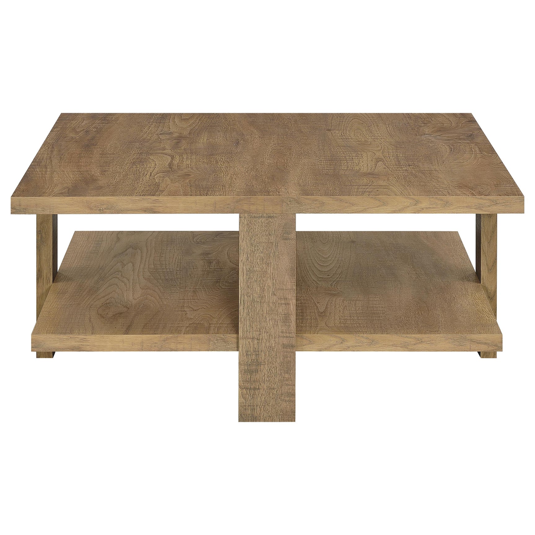 Dawn 2-piece Round Coffee and End Table Set Mango Brown