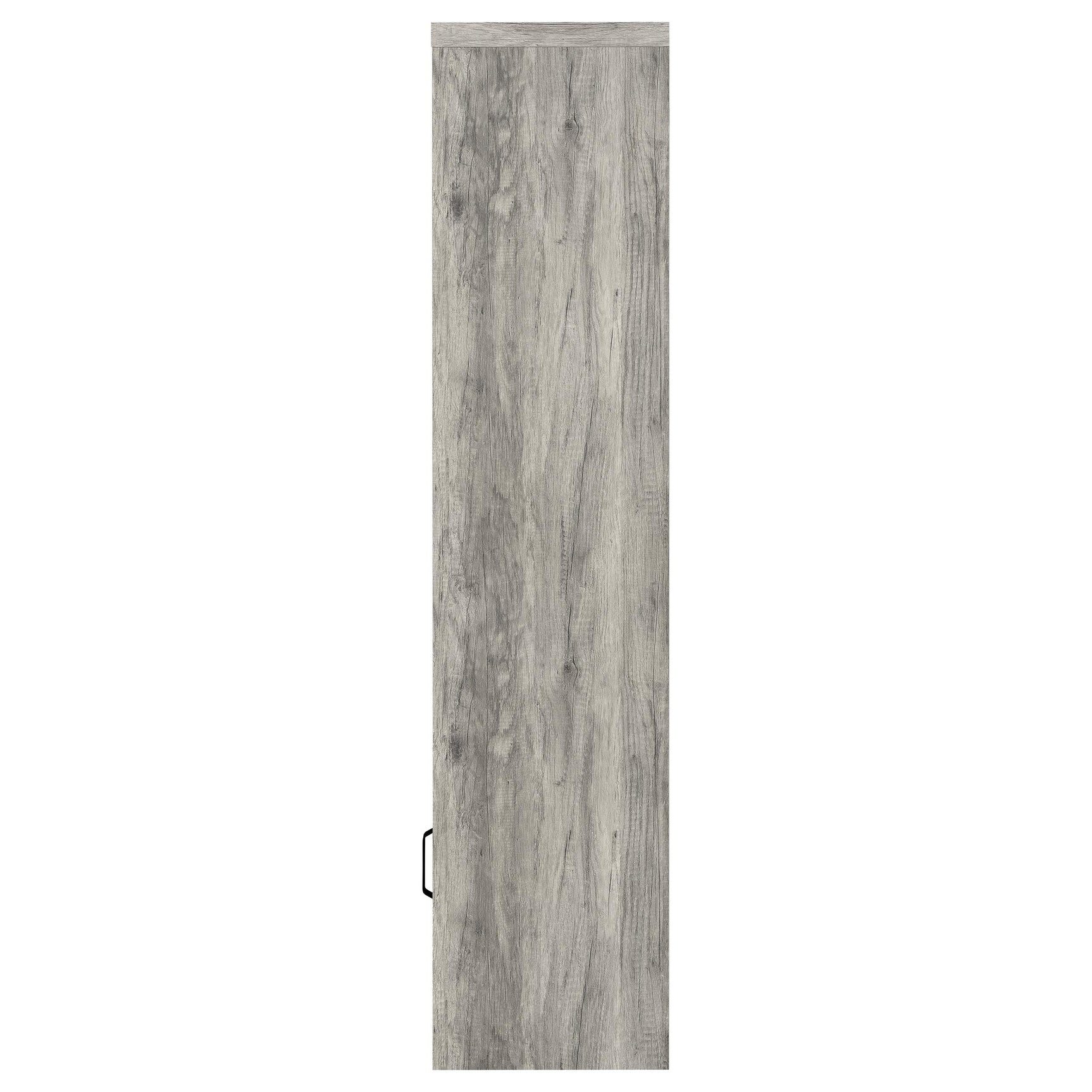 Burke 4-shelf Engineered Wood Media Tower Grey Driftwood