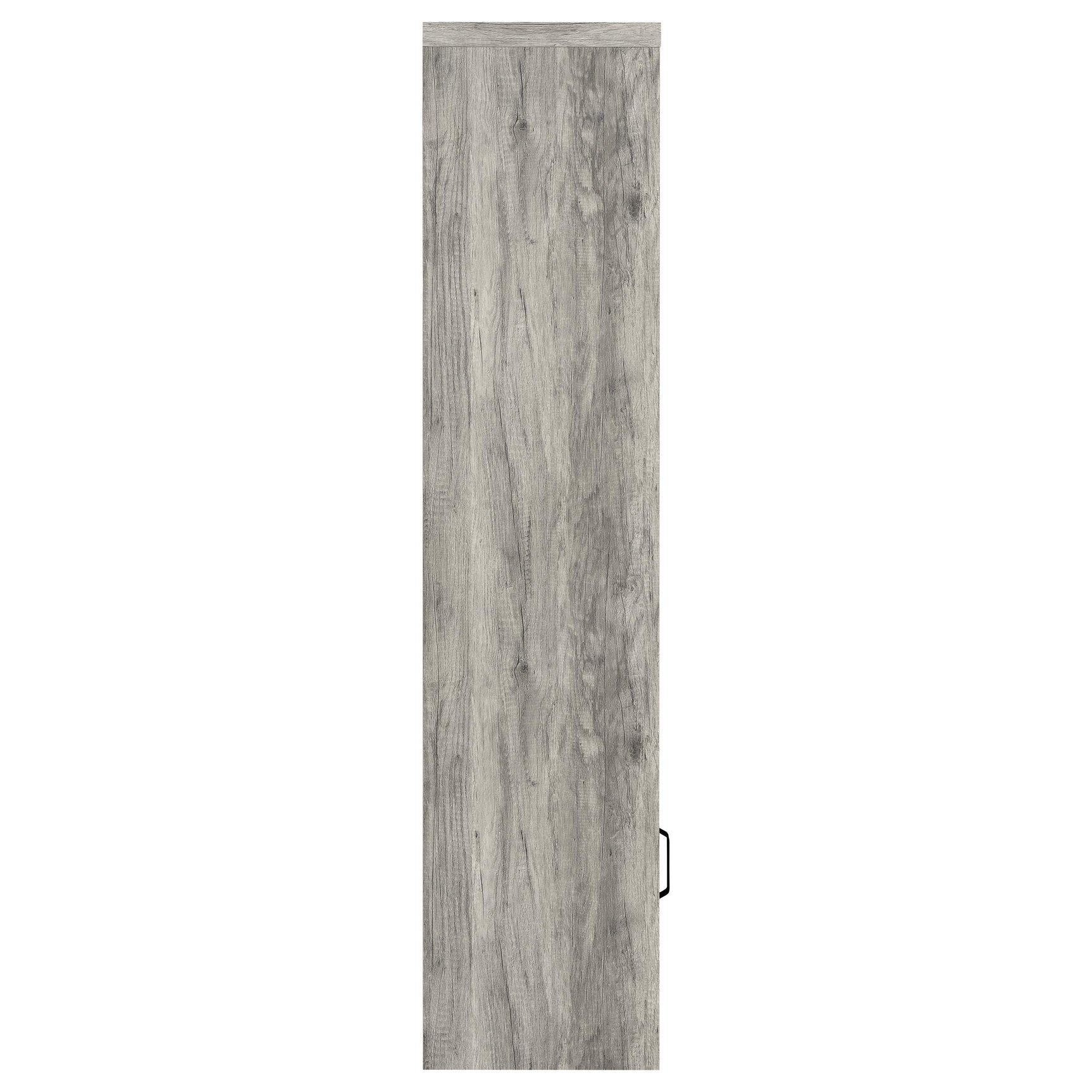 Burke 4-shelf Engineered Wood Media Tower Grey Driftwood