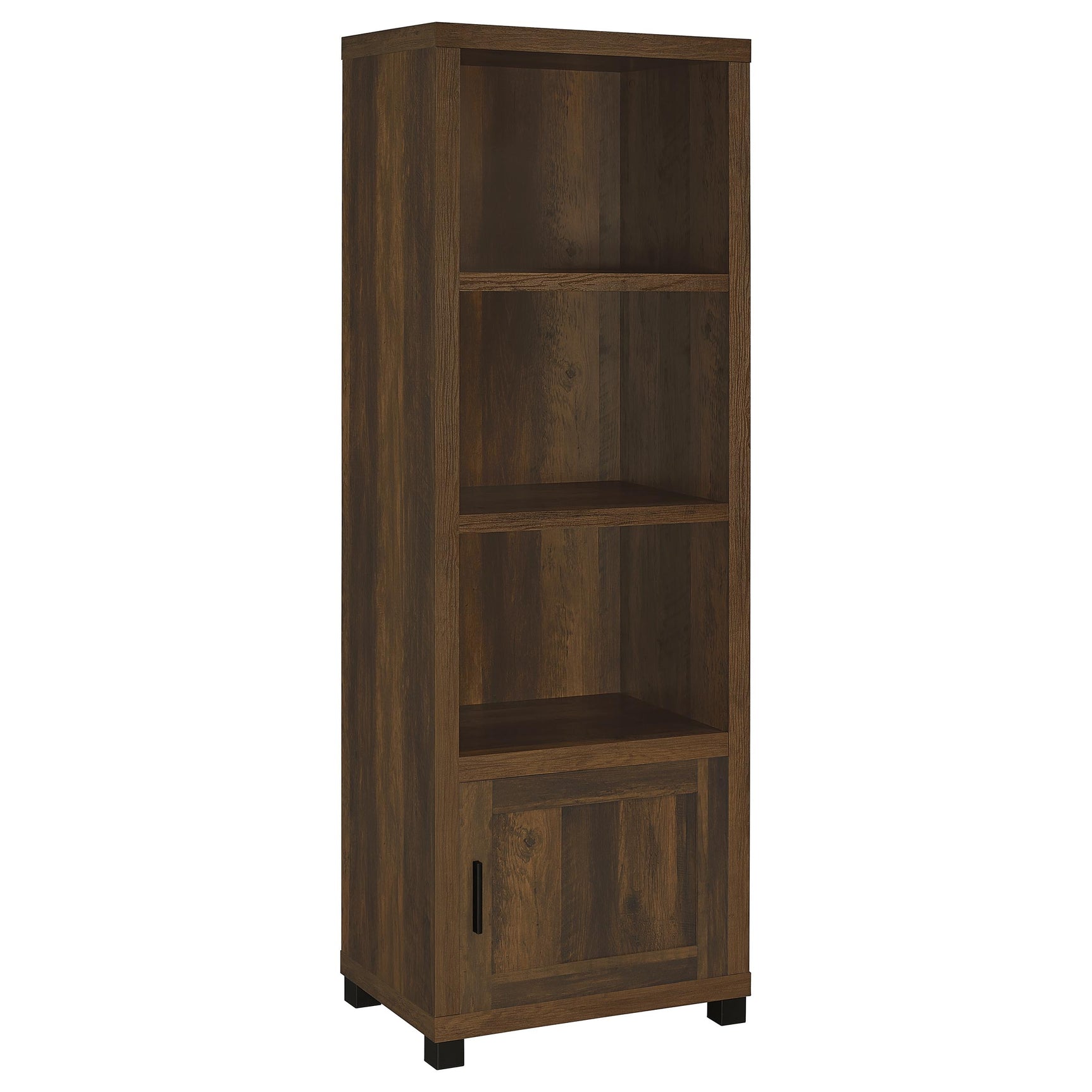 Tampa Furniture Outlet - Coaster - Sachin 3-shelf Engineered Wood Media Tower Dark Pine - 707736