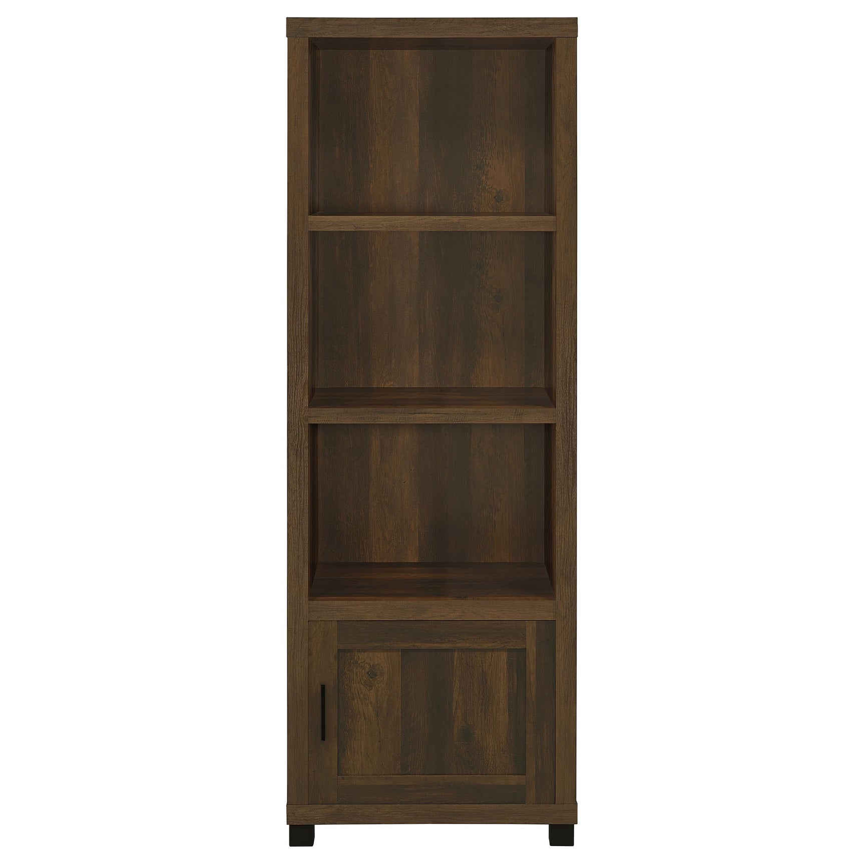 Sachin 3-shelf Engineered Wood Media Tower Dark Pine - Tampa Furniture Outlet