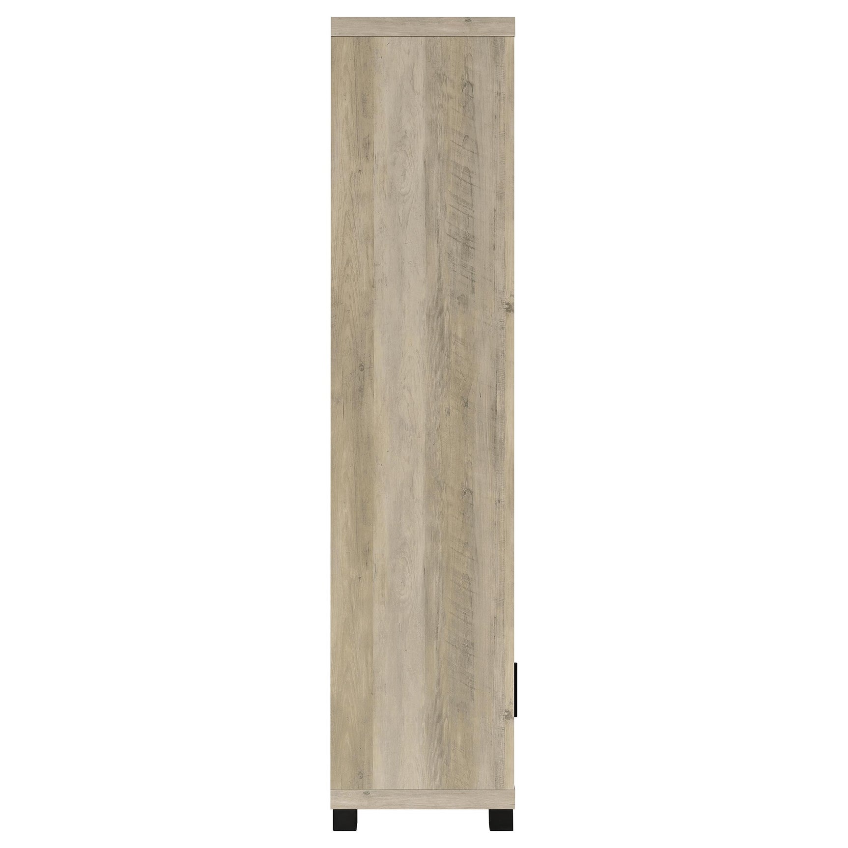 Sachin 3-shelf Engineered Wood Media Tower Distressed Pine - Tampa Furniture Outlet