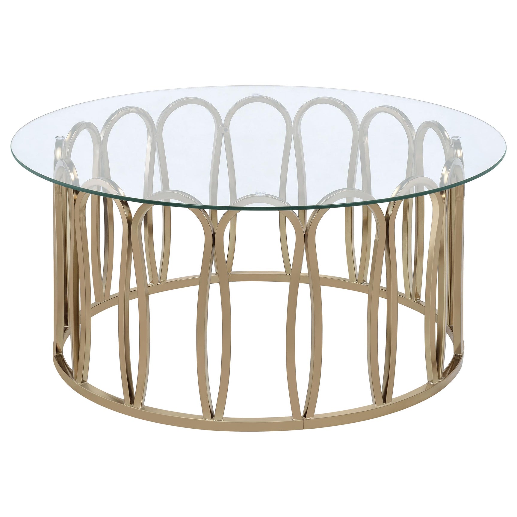 Monett 2-piece Coffee and End Table Set Chocolate Chrome - Tampa Furniture Outlet