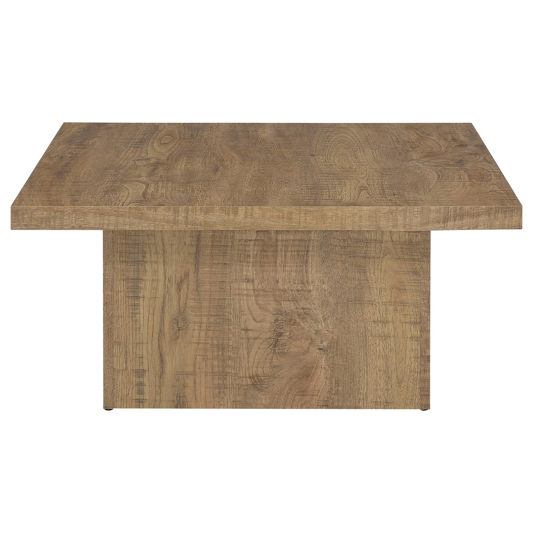 Devar 2-piece Square Coffee and End Table Set Mango - Tampa Furniture Outlet