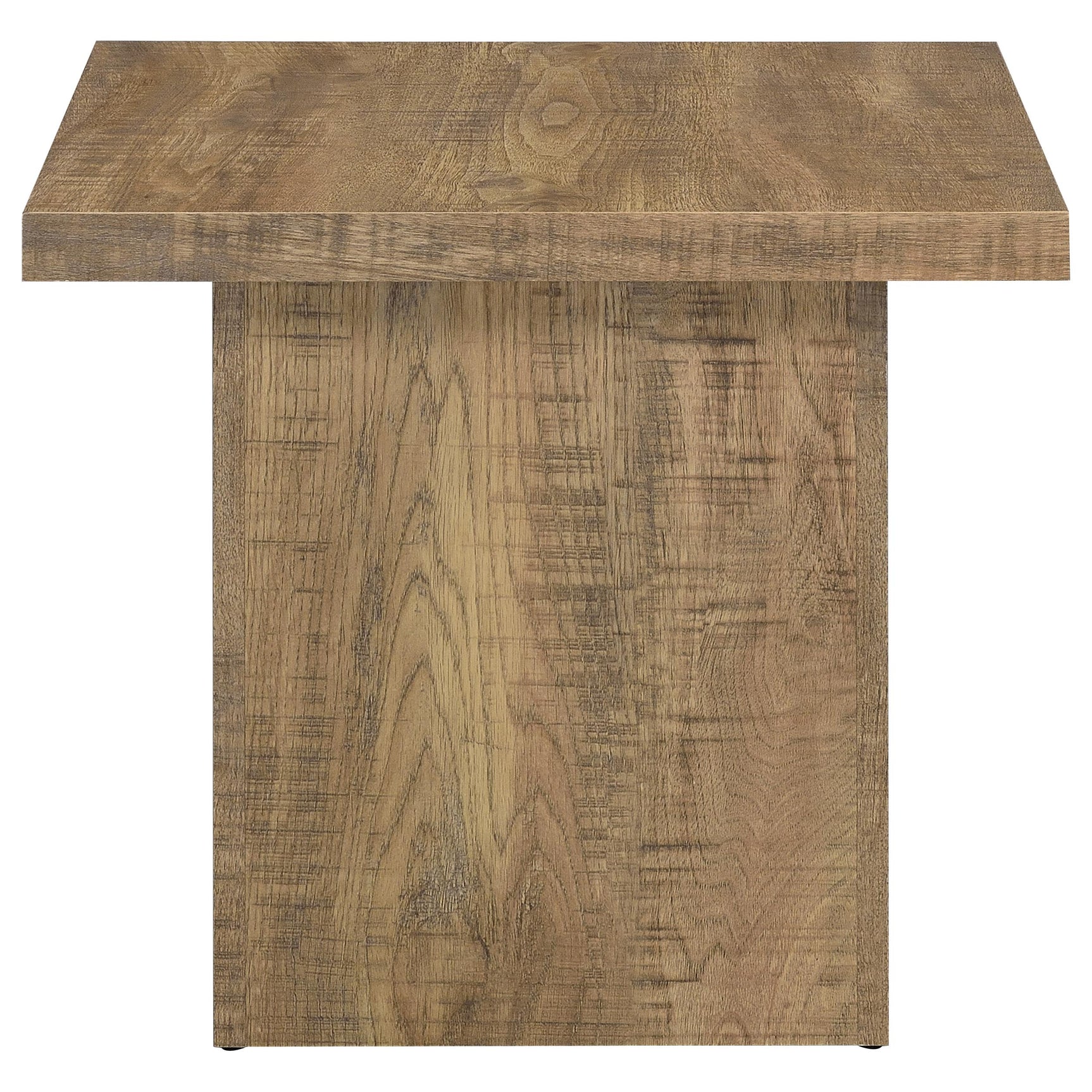 Devar 3-piece Square Coffee and End Table Set Mango - Tampa Furniture Outlet