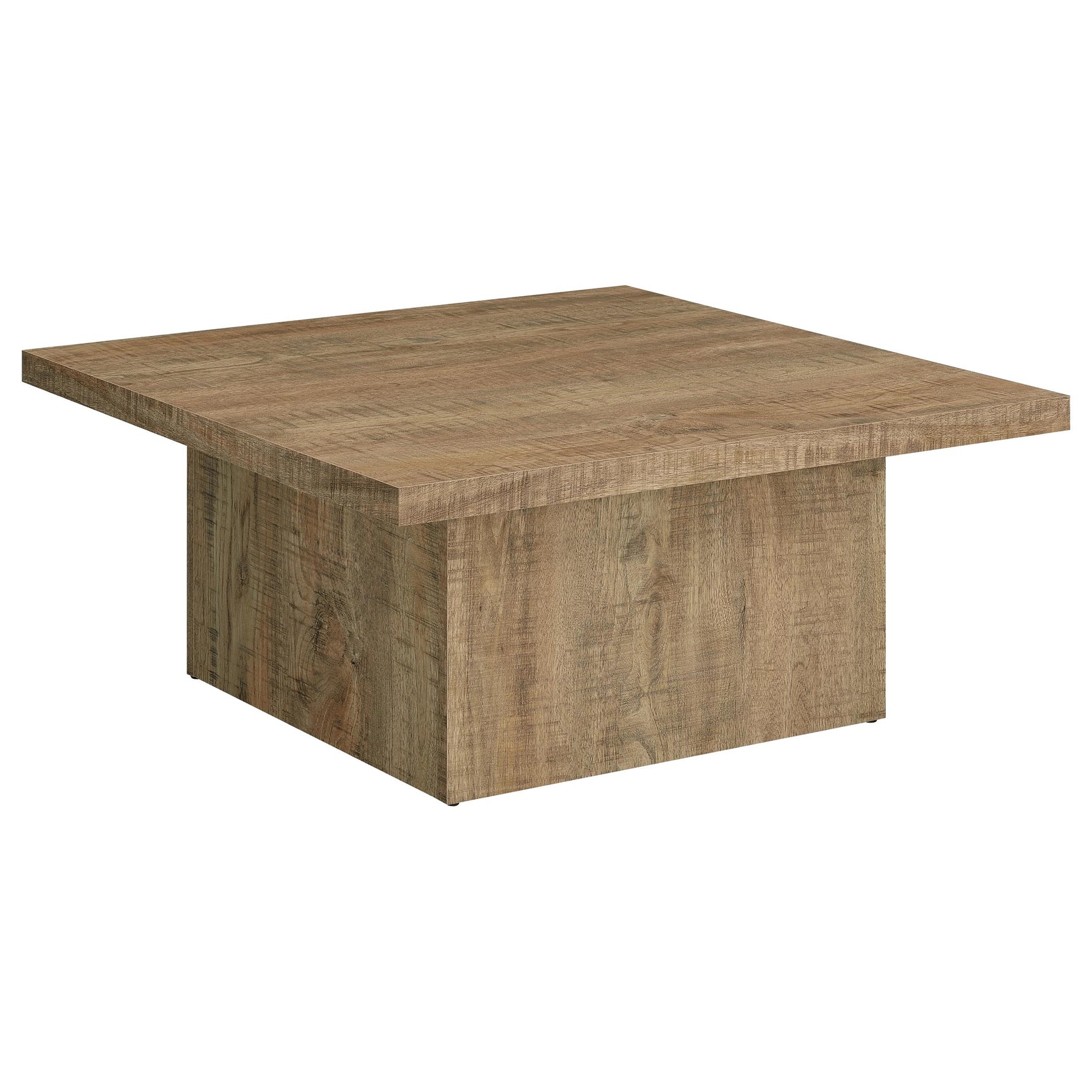 Devar 3-piece Square Coffee and End Table Set Mango - Tampa Furniture Outlet