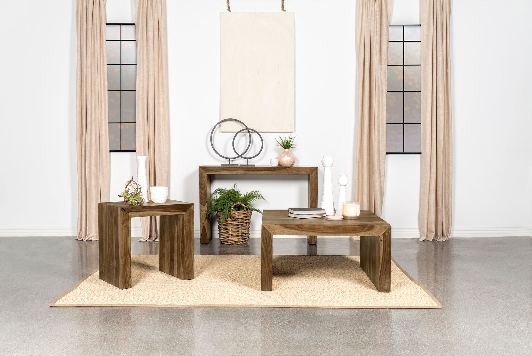 Odilia Rectangular Solid Wood End Table Auburn - Tampa Furniture Outlet