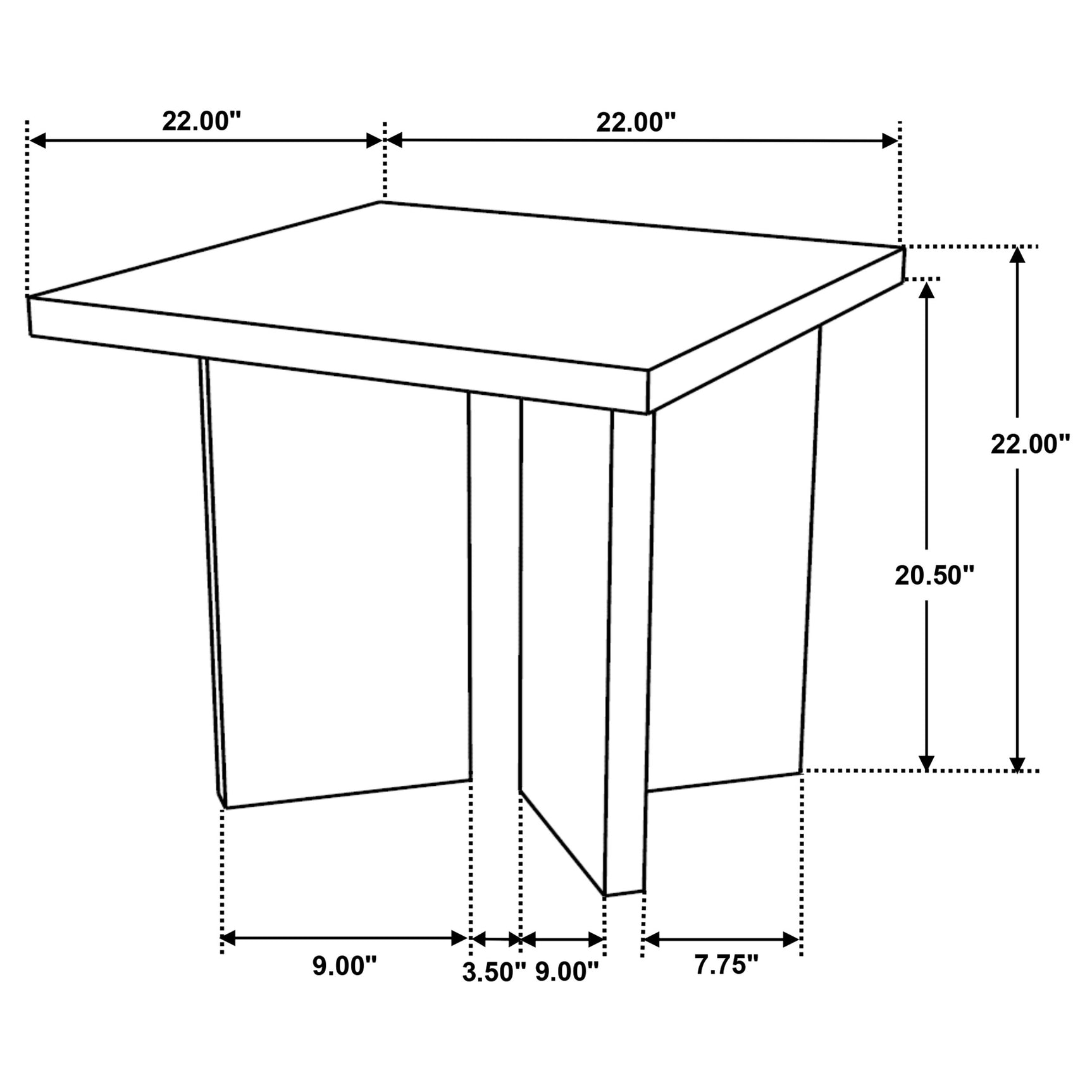 Andando 2-piece Coffee and End Table Set Mango Brown - Tampa Furniture Outlet