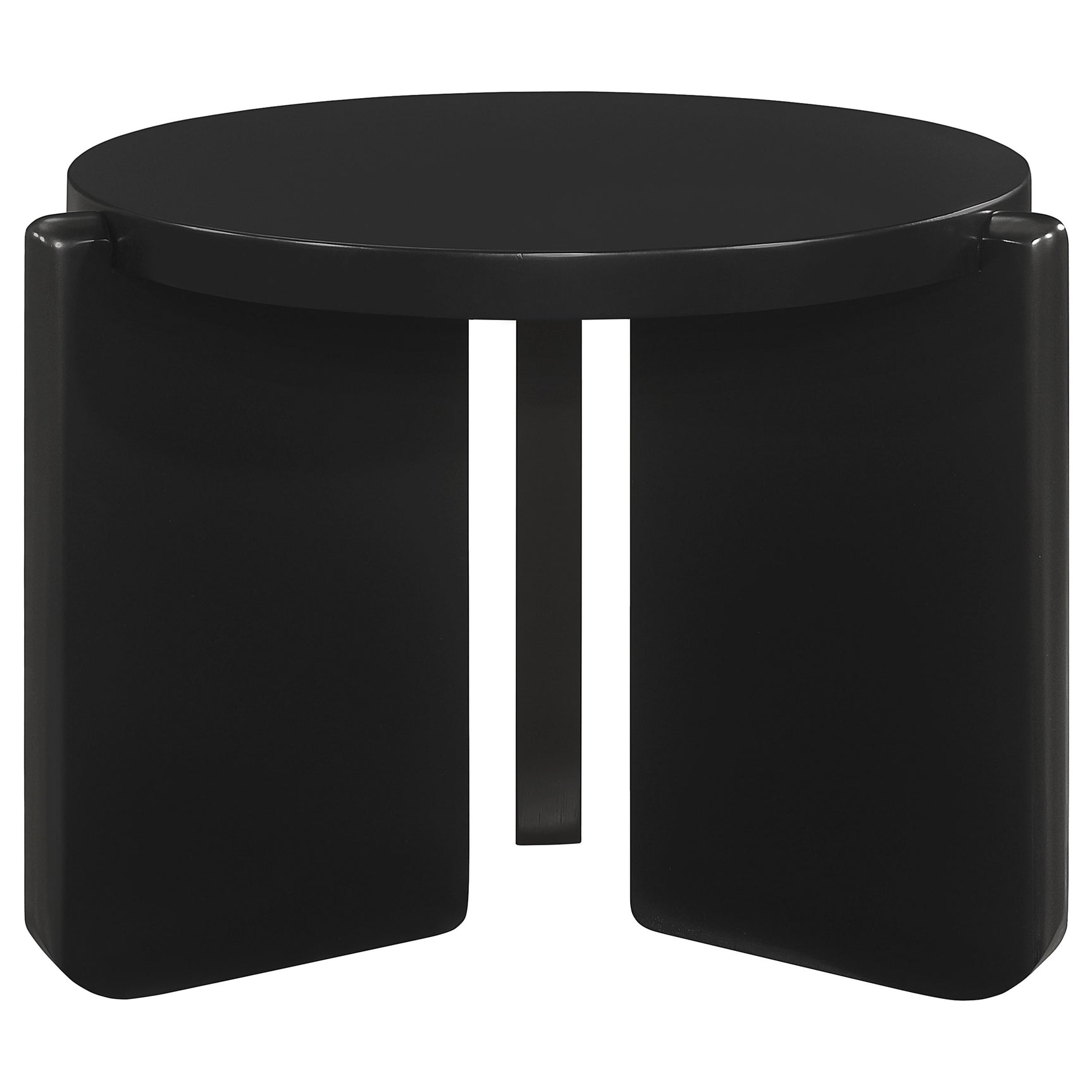 Cordova 3-piece Solid Wood Coffee and End Table Set Black - Tampa Furniture Outlet