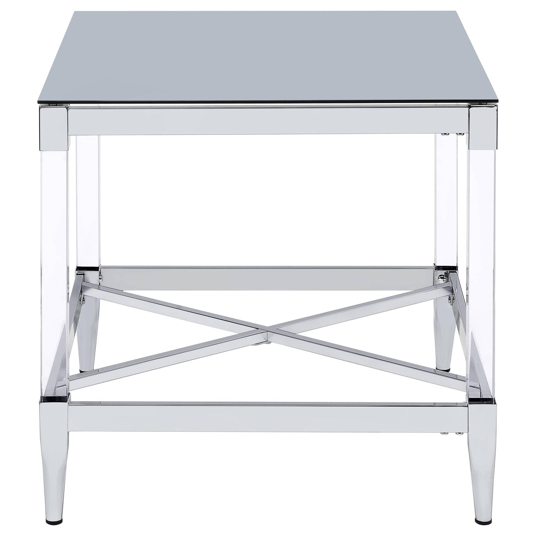 Lindley 3-piece Square Coffee and End Table Set Chrome
