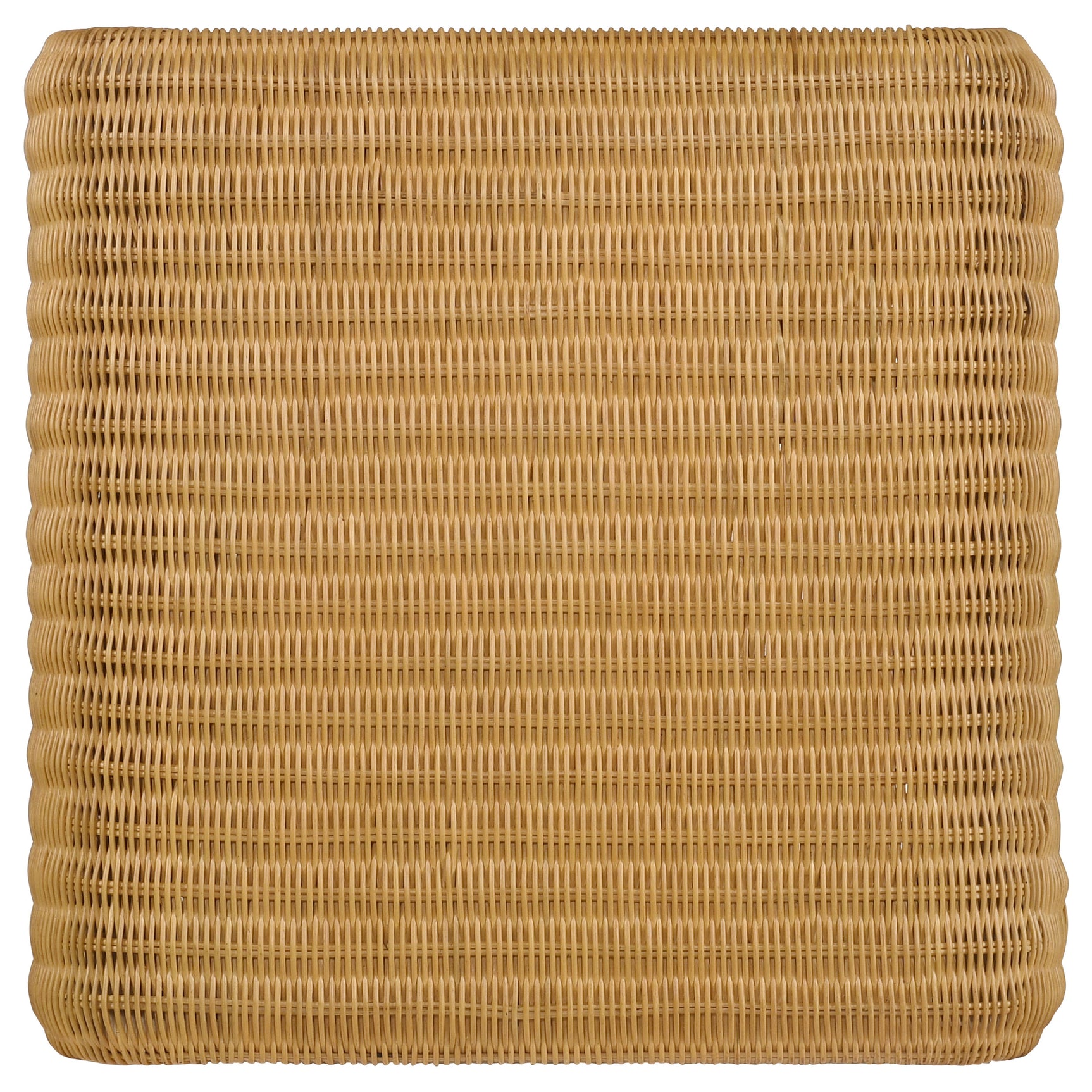 Cahya Square Woven Rattan End Table Natural - Tampa Furniture Outlet