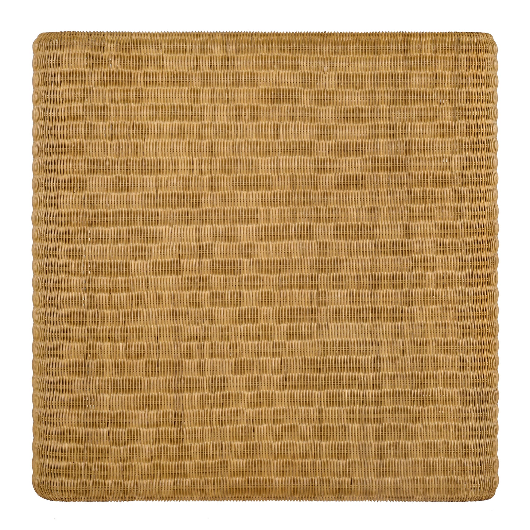Cahya Square Woven Rattan Coffee Table Natural - Tampa Furniture Outlet