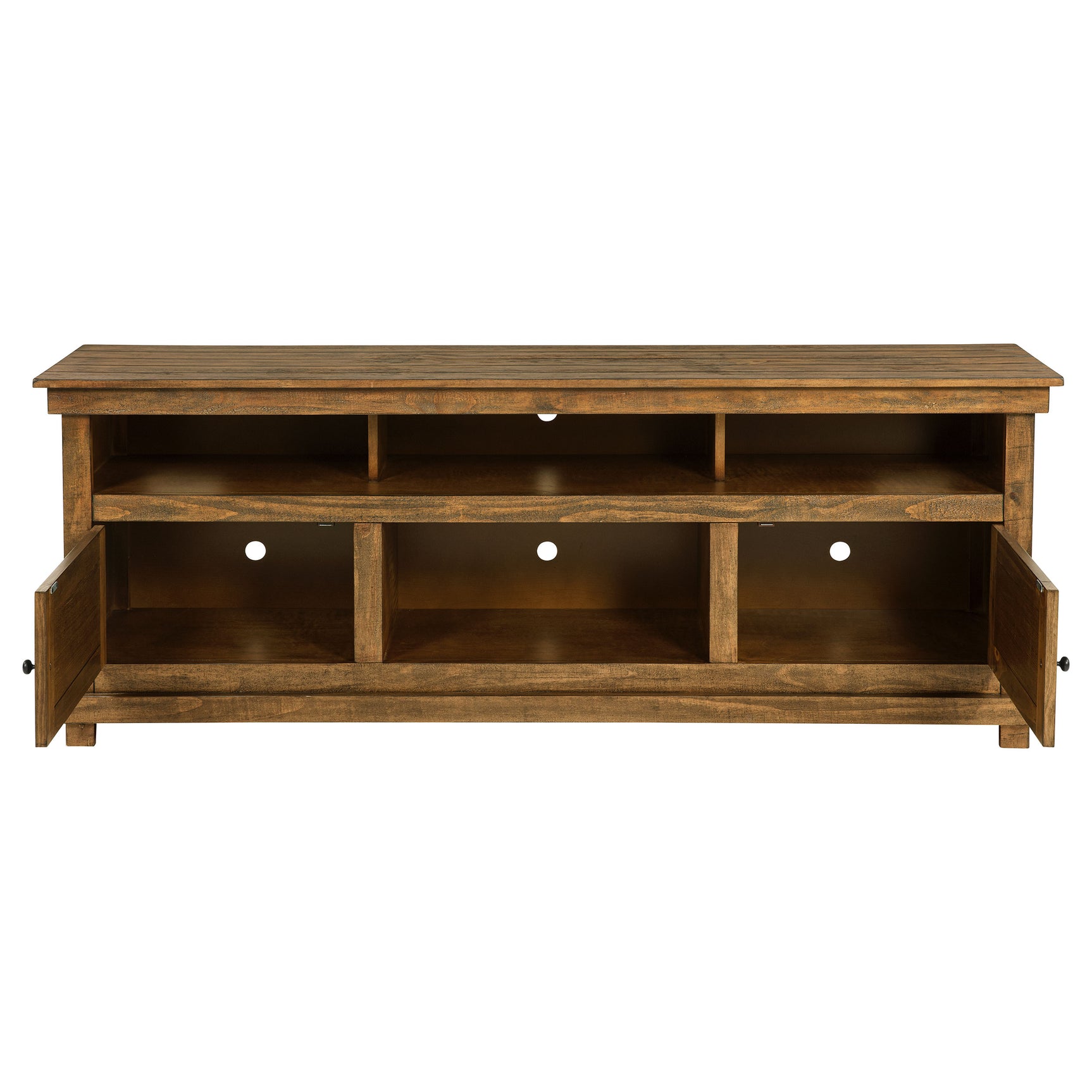 Payne 70-inch TV Stand Media Console Distressed Brown - Tampa Furniture Outlet