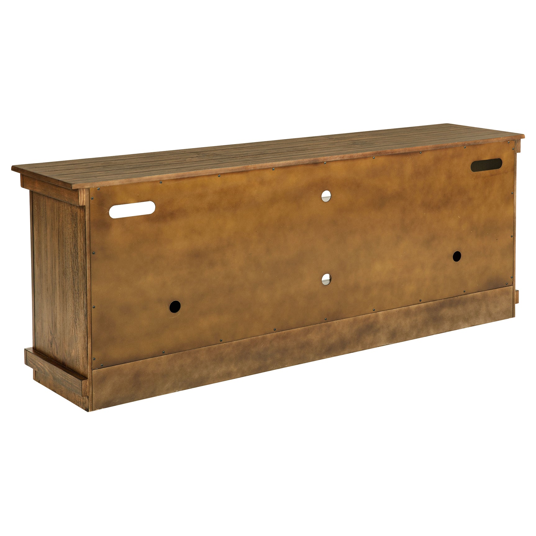 Payne 70-inch TV Stand Media Console Distressed Brown - Tampa Furniture Outlet