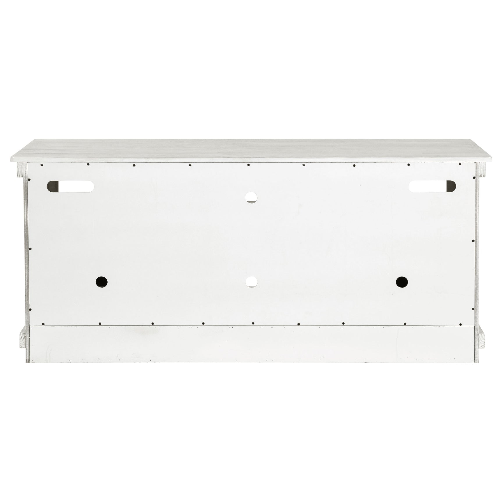 Payne 60-inch TV Stand Media Console Distressed White - Tampa Furniture Outlet